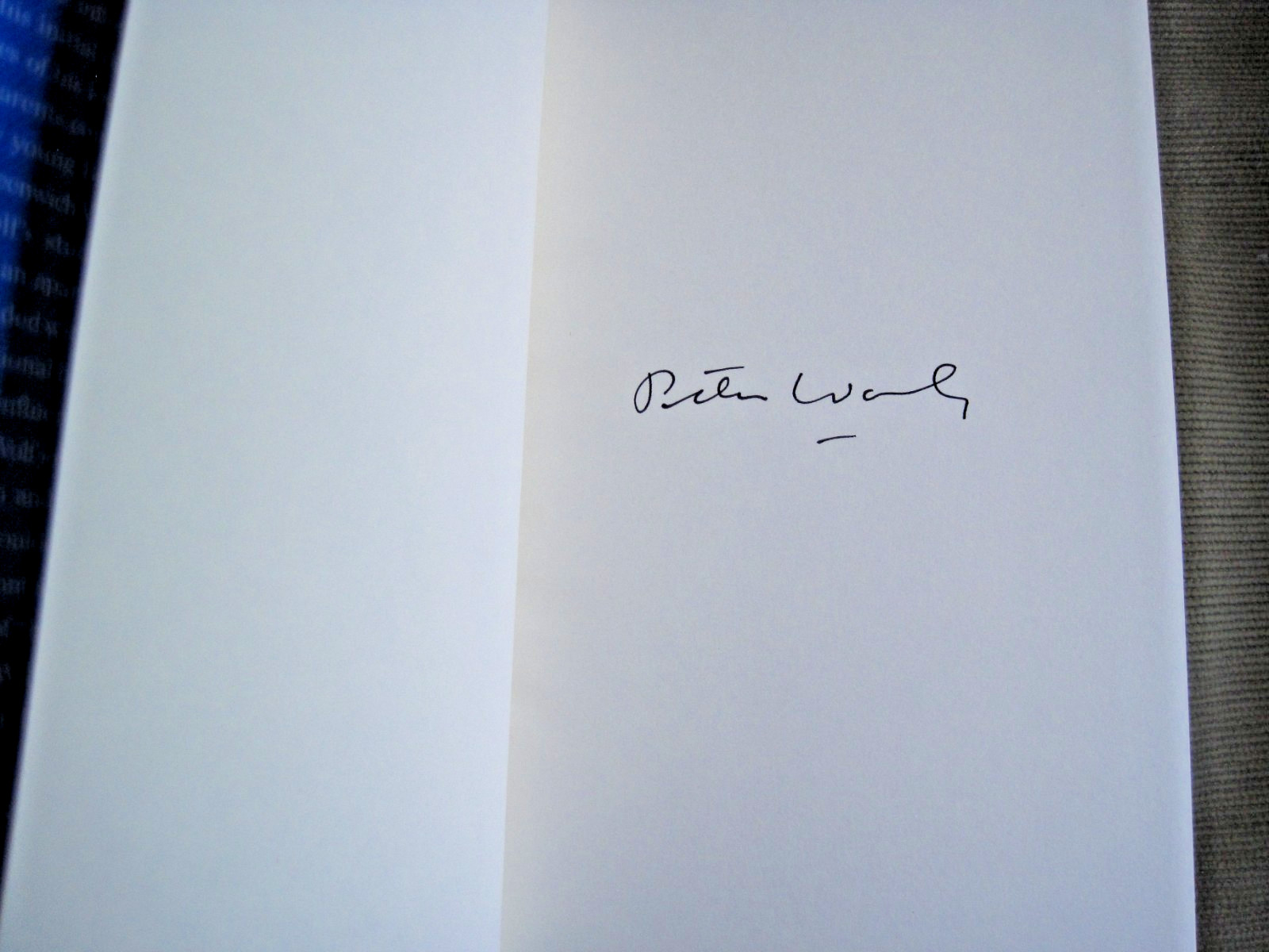 PETER WOLF SIGNED – WAITING ON THE MOON – Limited First Edition – J. GEILS BAND