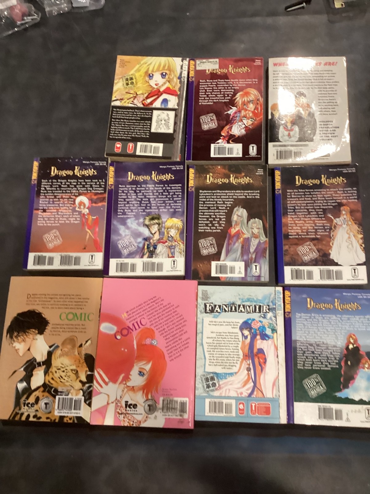 Lot of 11 Anime Books