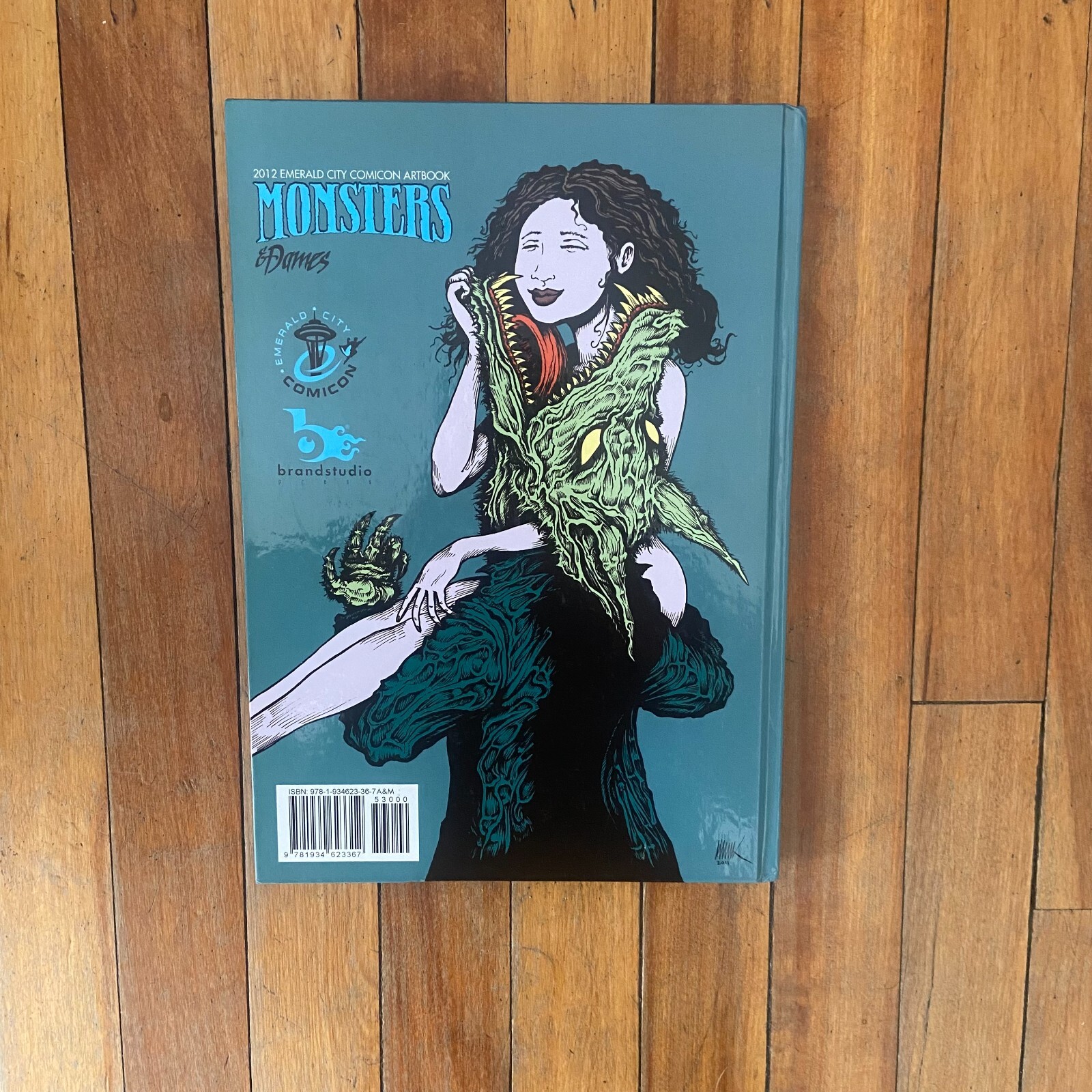 Monsters & Dames 2012 Emerald City Comicon Artbook Hardcover Initialed AP/1150