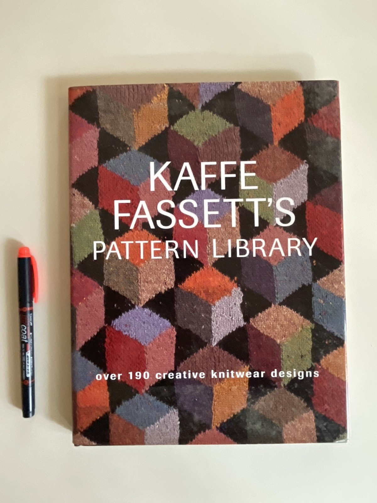 Kaffe Fassett Pattern Library 190 Knitwear Designs HC Color Knitting VG
