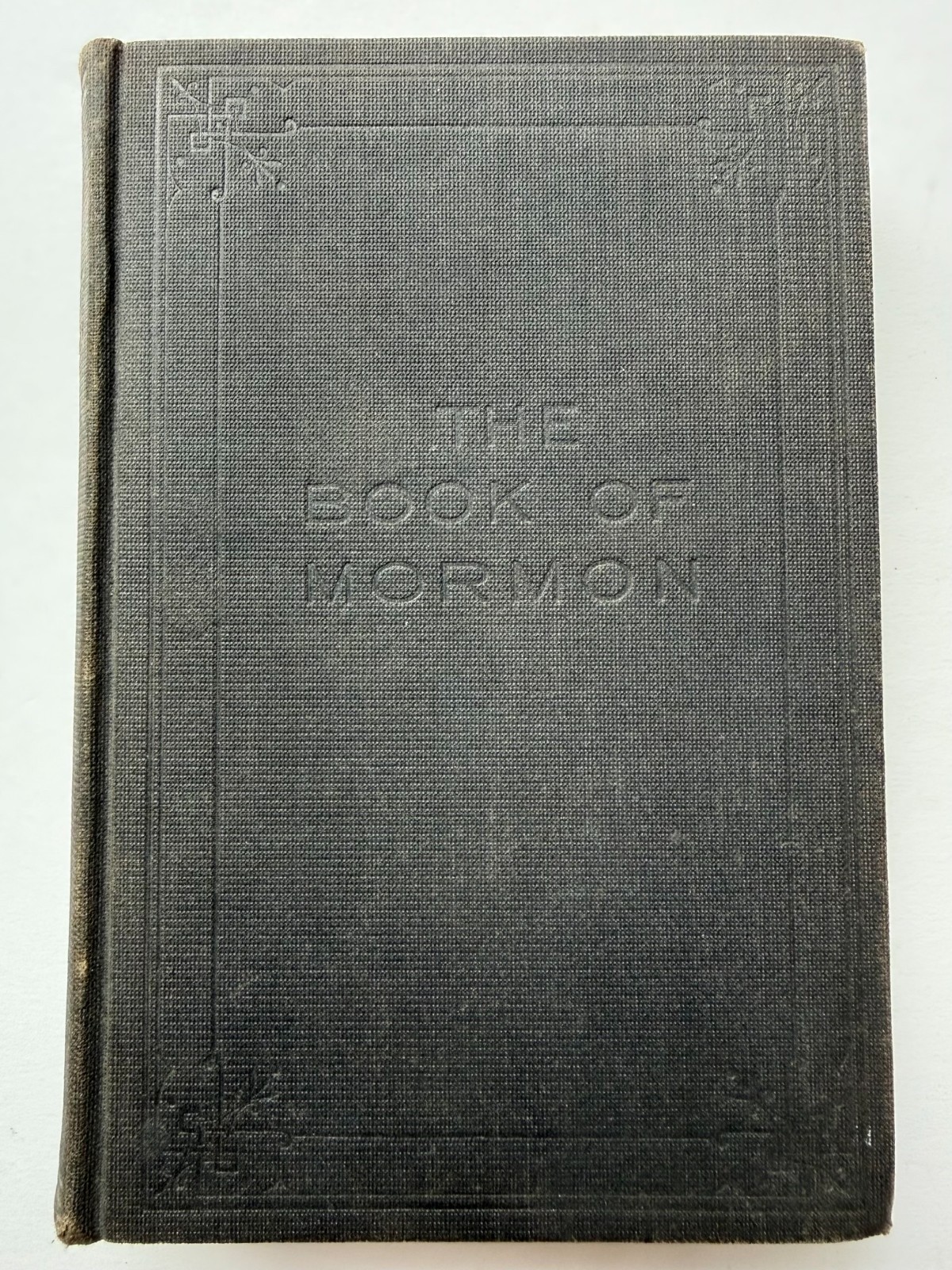 1920 Book Of Mormon Heber J. Grant Double Column Edition LDS Solid Binding
