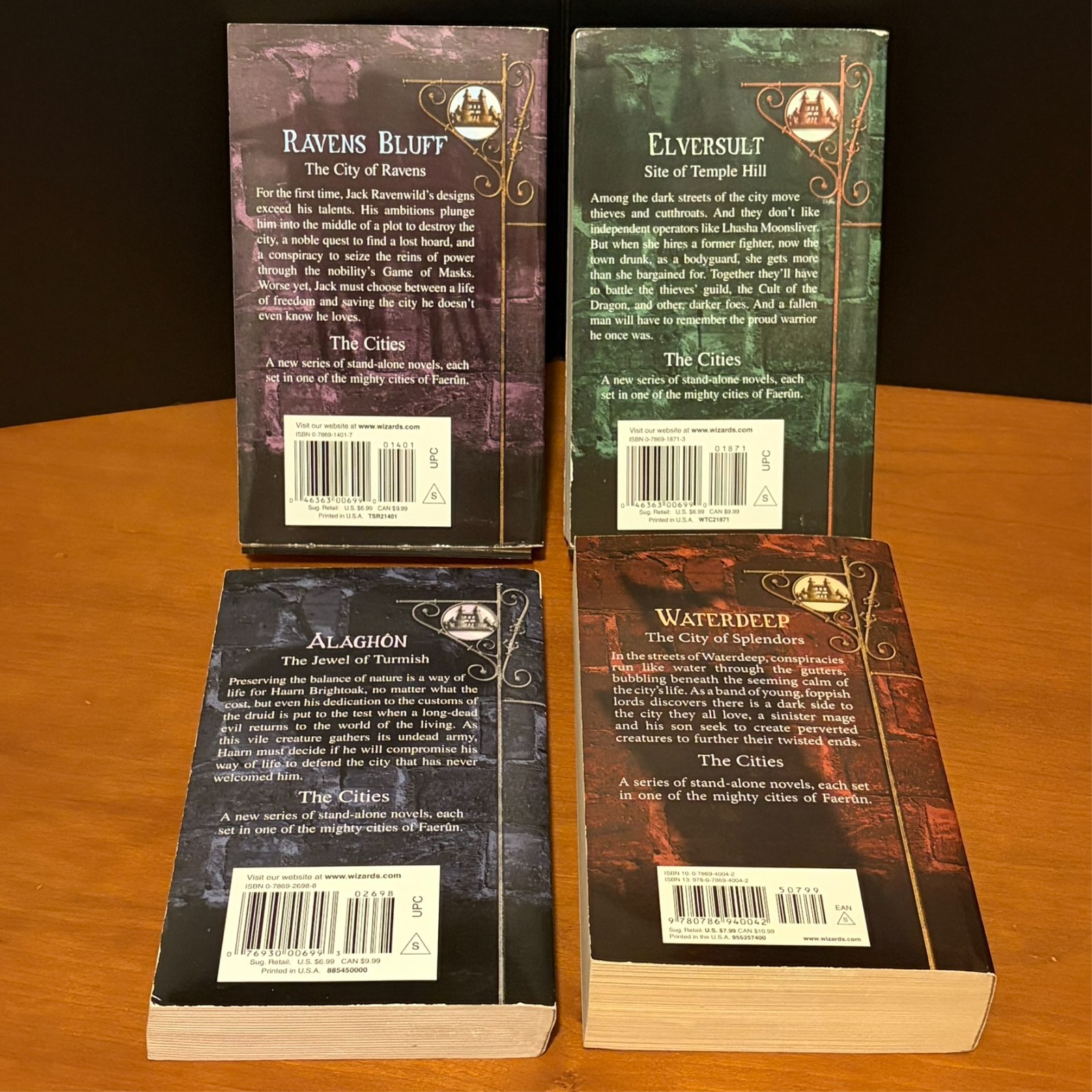 Forgotten Realms Complete First Edition Cities Series 1-4 Dungeons & Dragons Lot