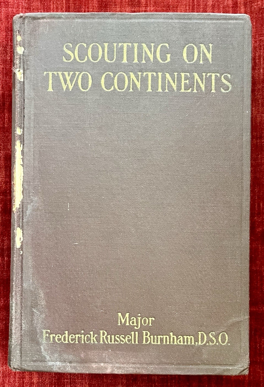 Vintage 1927 Book Scouting on Two Continents Burnham Adventurer US Africa Scout