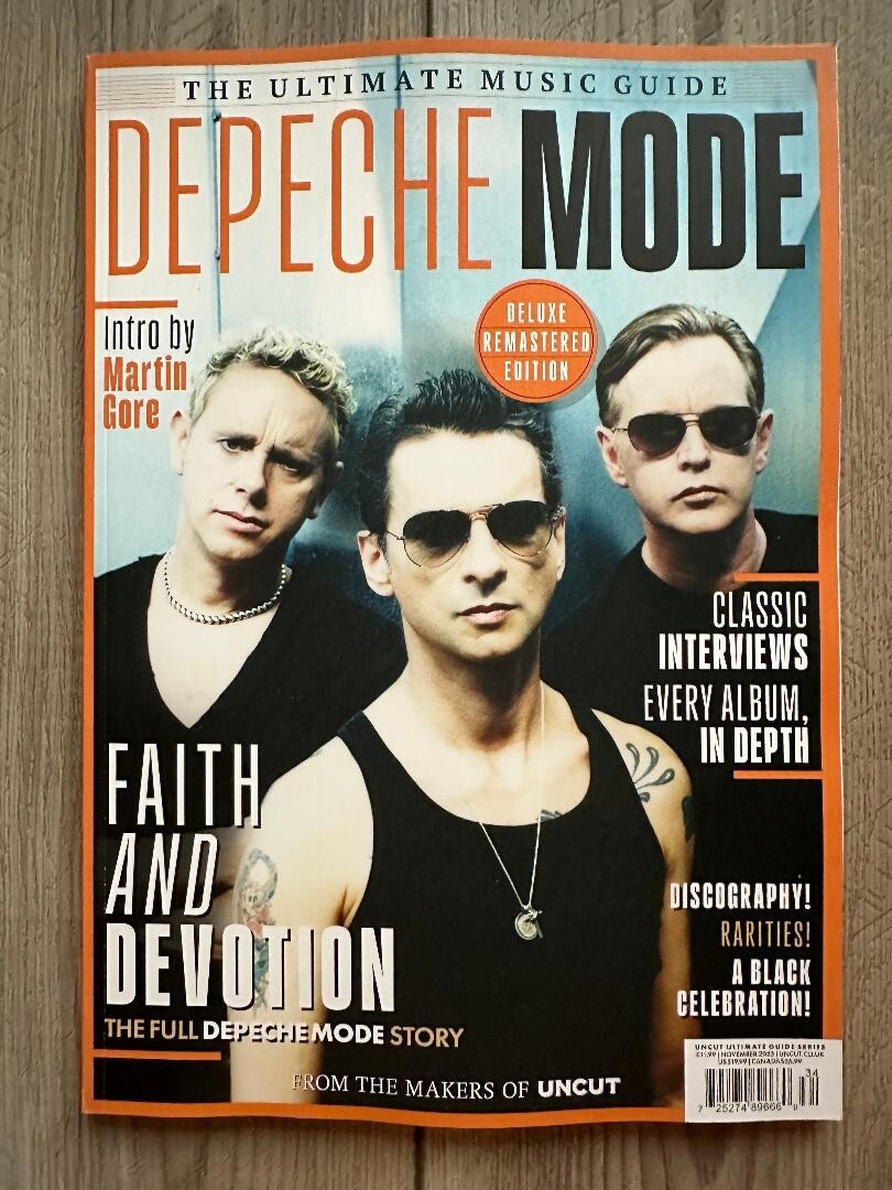 2023 DEPECHE MODE UNCUT 146 Pages DELUXE GUIDE SPECIAL EDITION Full Story FAITH