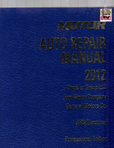 Motor Auto Repair Manual 2012 – GOOD