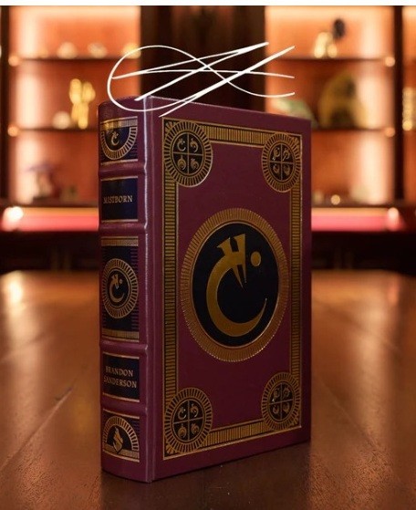 Brandon Sanderson Leatherbound: Mistborn, Hero of Ages, Well of Ascension Signed
