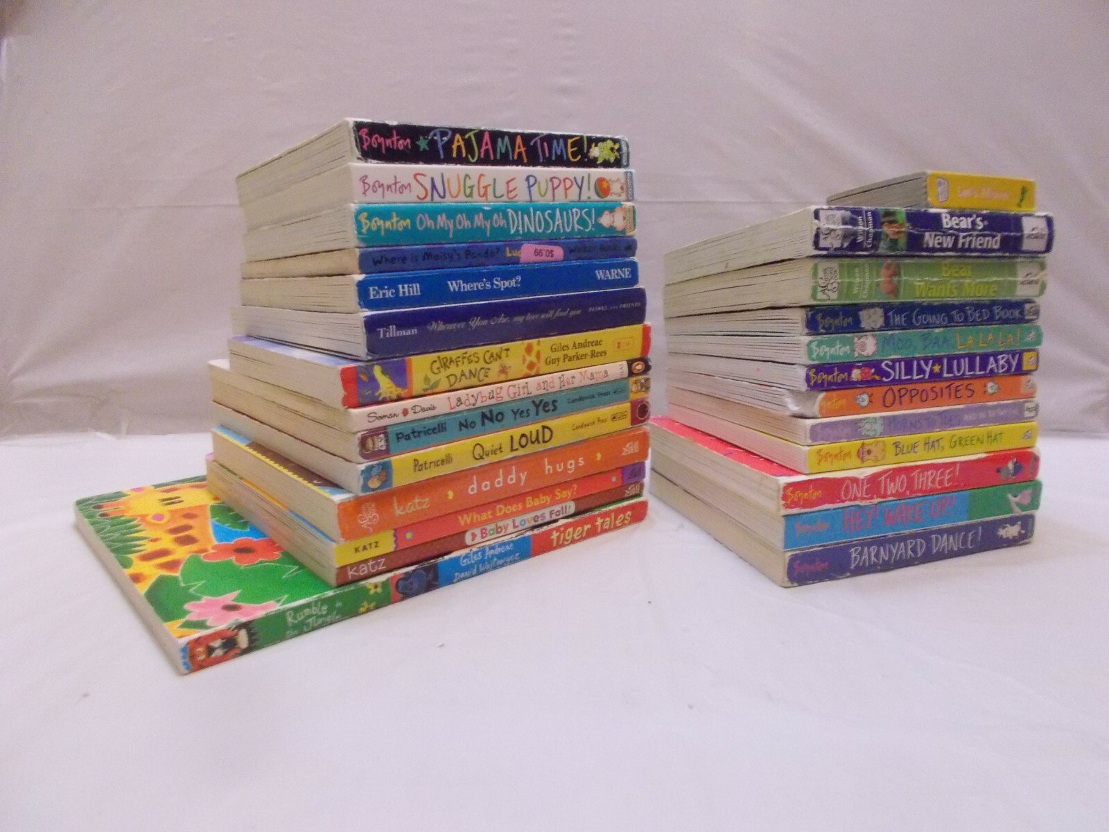 26 BOARD BOOKS SANDRA BOYNTON PLUS BEAR LADYBUG FIRAFFES BABY TIGER SILLY