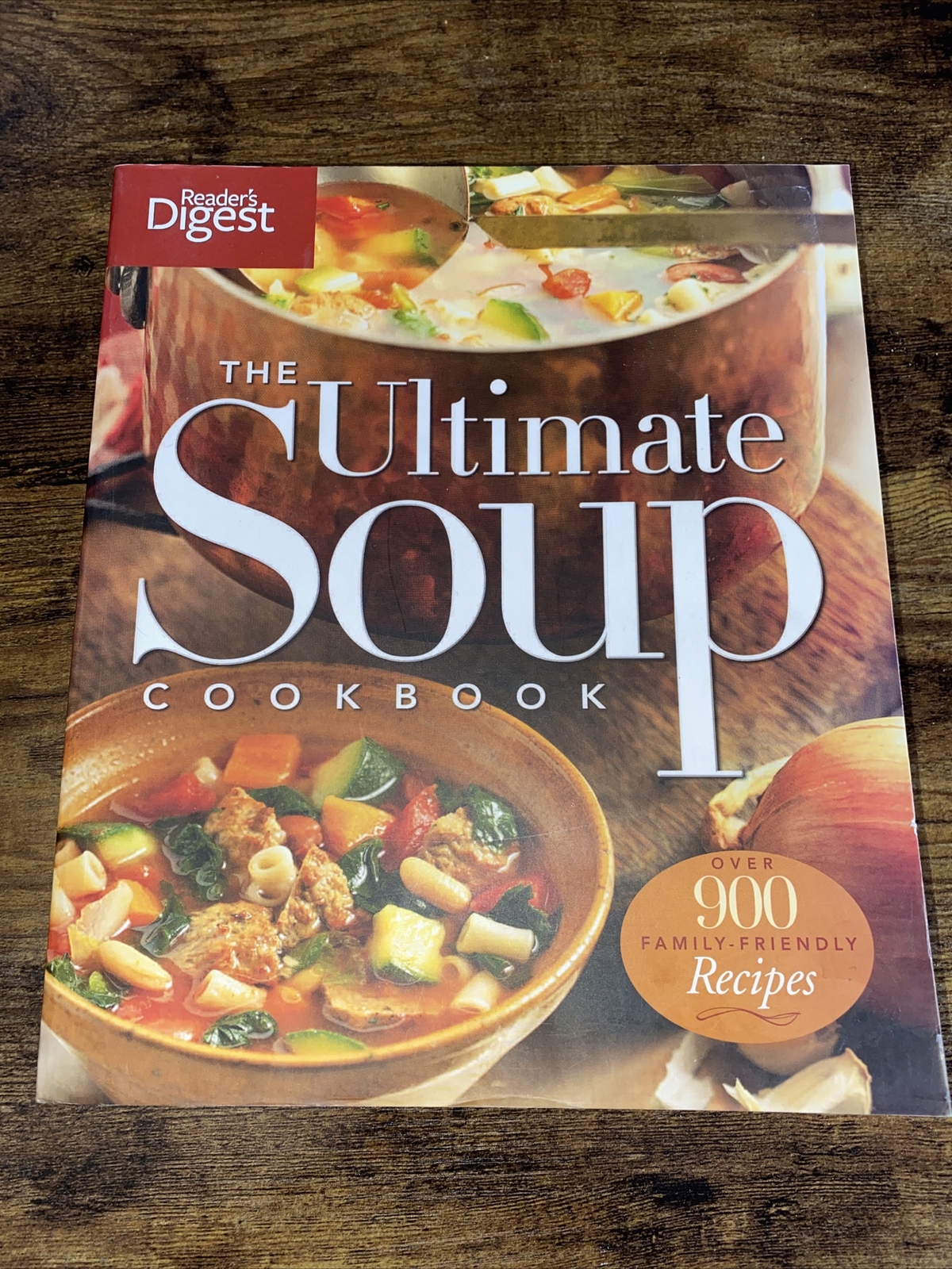 Vintage 2006 Reader’s Digest The Ultimate Soup Cookbook Recipes Book 544 Pages