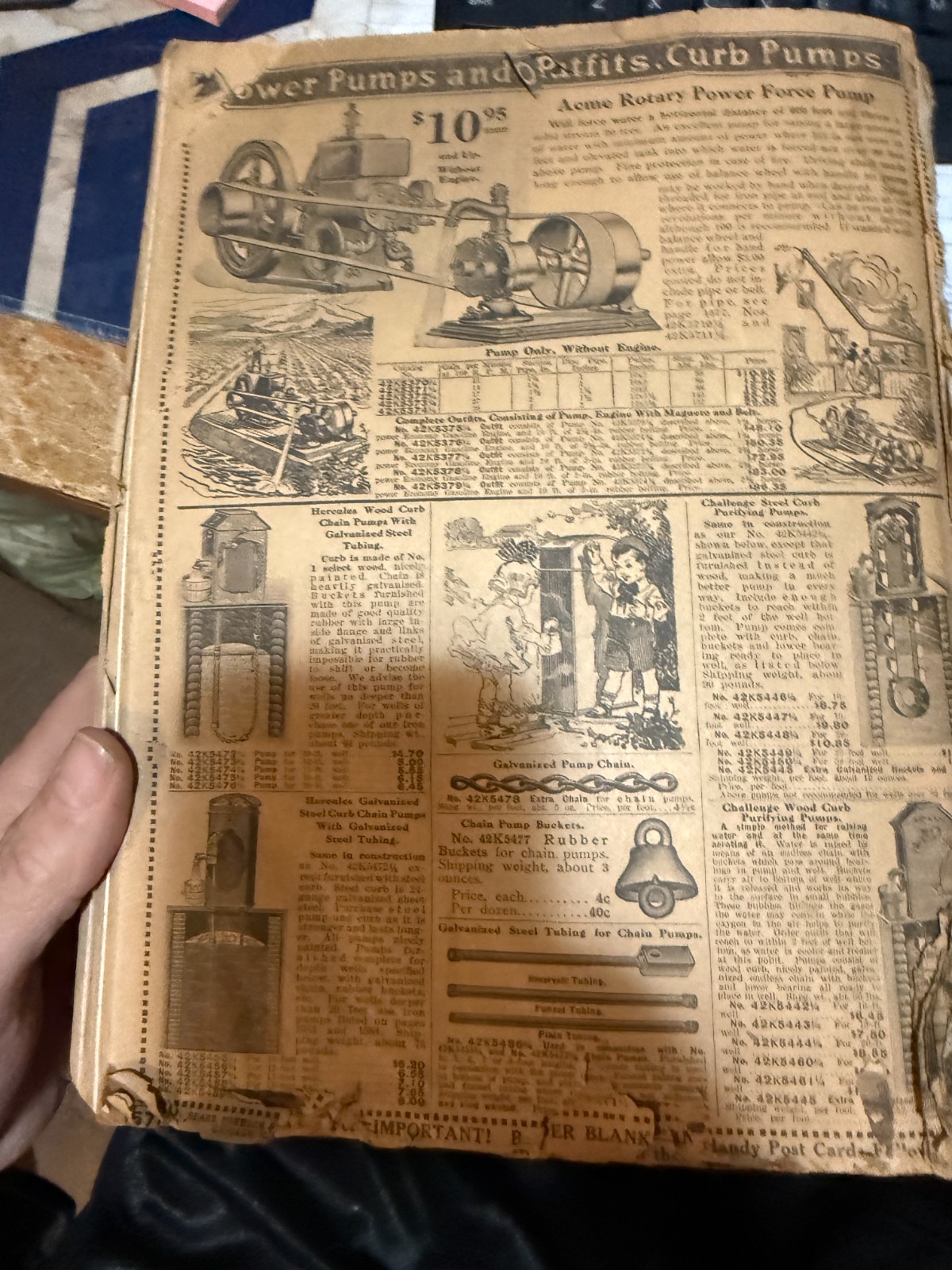 SEARS & ROBUCK CO.–CATALOG 135—1917–MISSING PAGES–SEE DESCRIPTION
