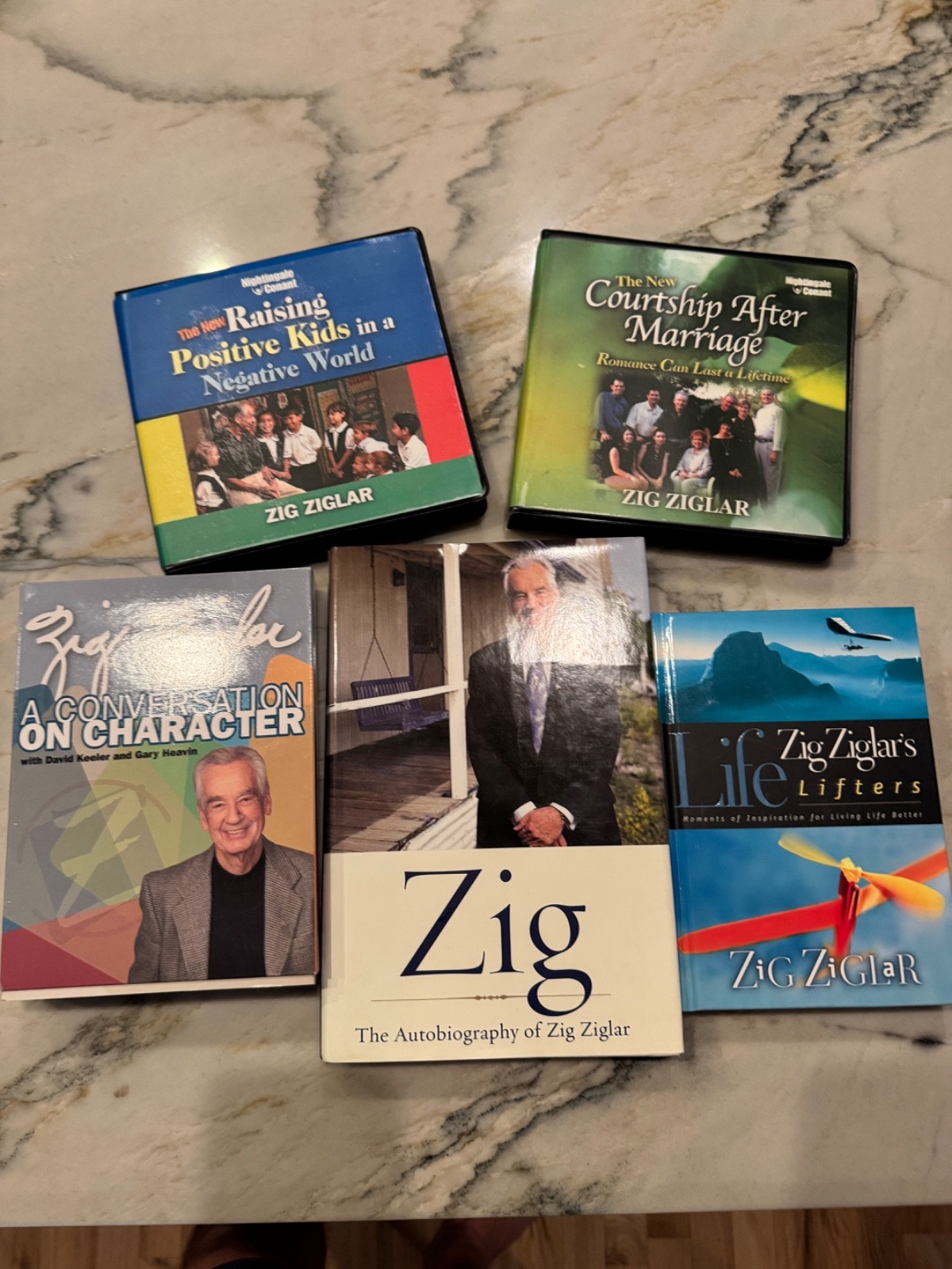 Zig Ziglar Courtship After Marriage, Raising Kids, and Character Lot set