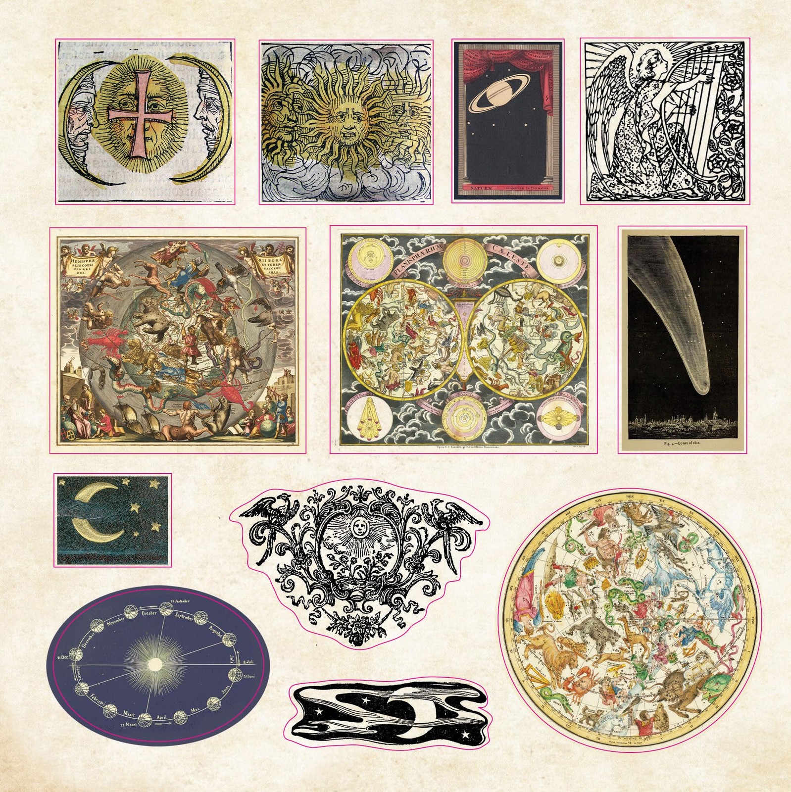 Celestial Wonders Sticker Book (over 900 stickers!)