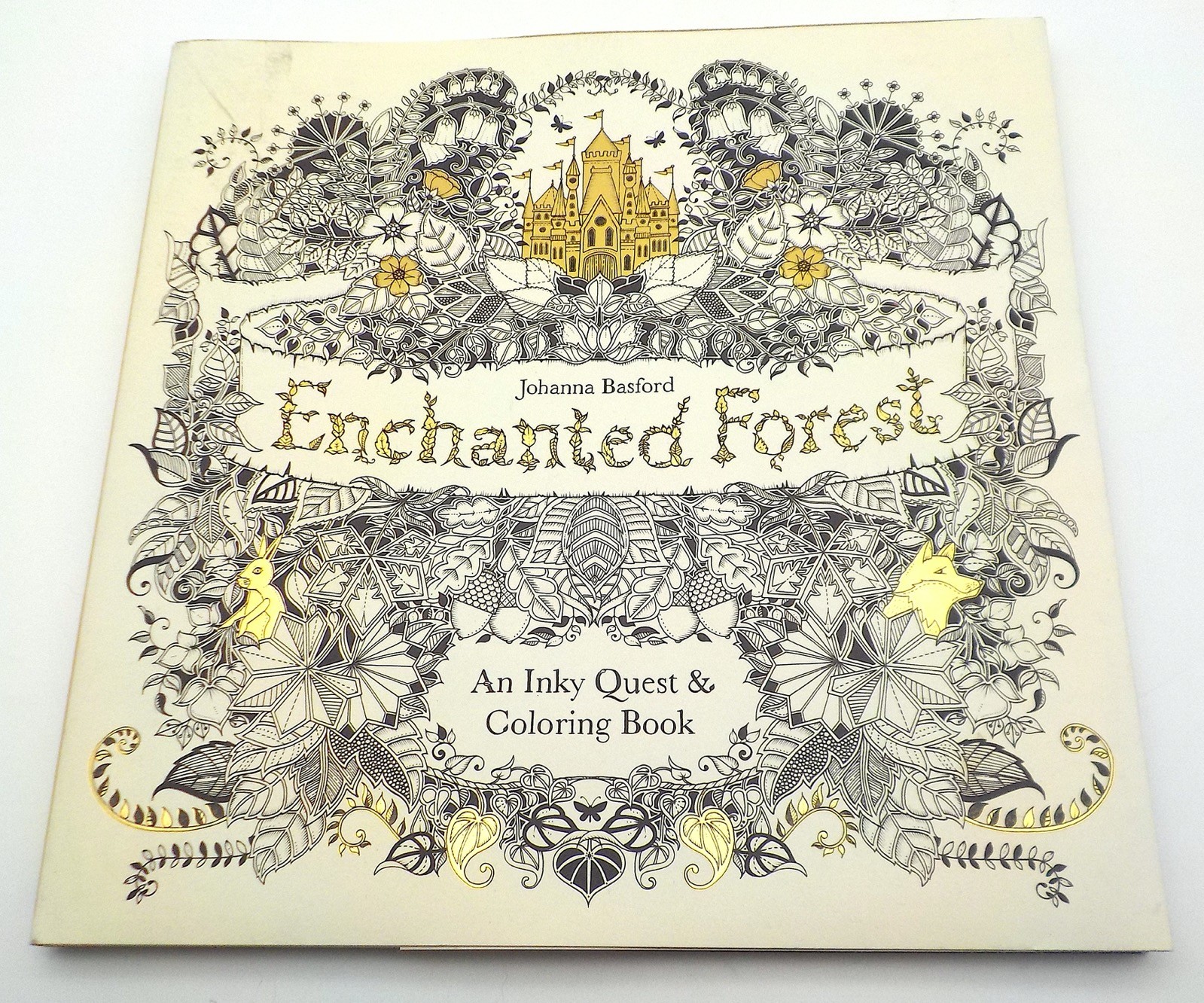 ENCHANTED FOREST An Inky Quest & Coloring Book Johanna Basford HC