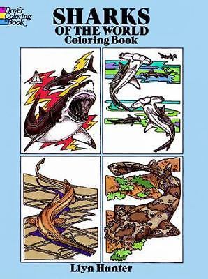 Sharks of the World Coloring Book by Hunter, Llyn