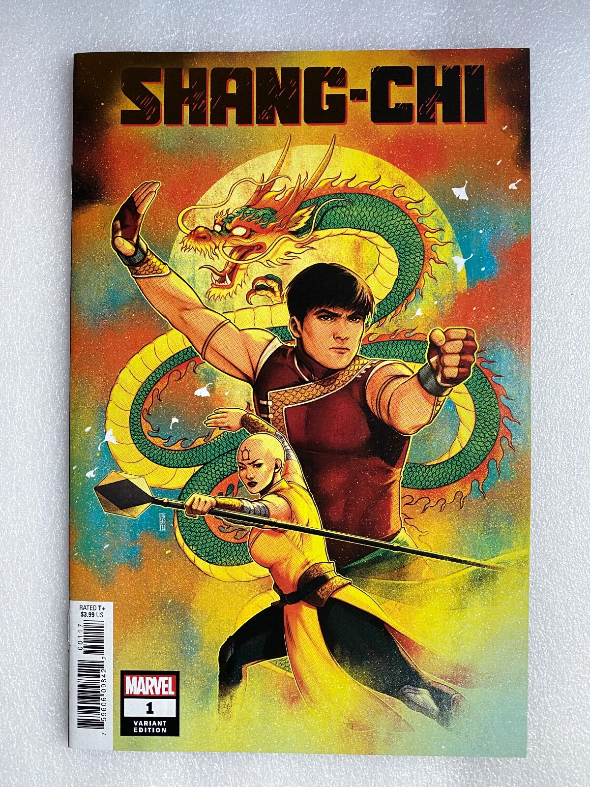 SHANG-CHI #1 1:50 JEN BARTEL VARIANT 2020 MASTER OF KUNG FU NEW NM B&B