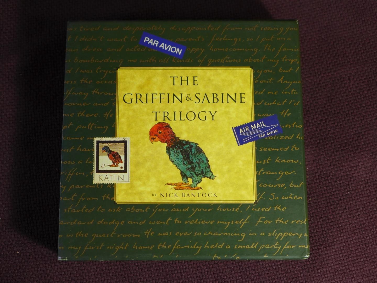 Nick Bantock THE GRIFFIN & SABINE TRILOGY – 3 Book Box Set, Chronicle Books