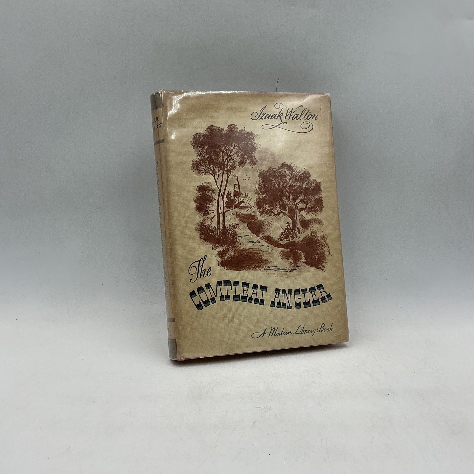 The Compleat Angler Izaak Walton Modern Library Tan HC Fishing Classics USA