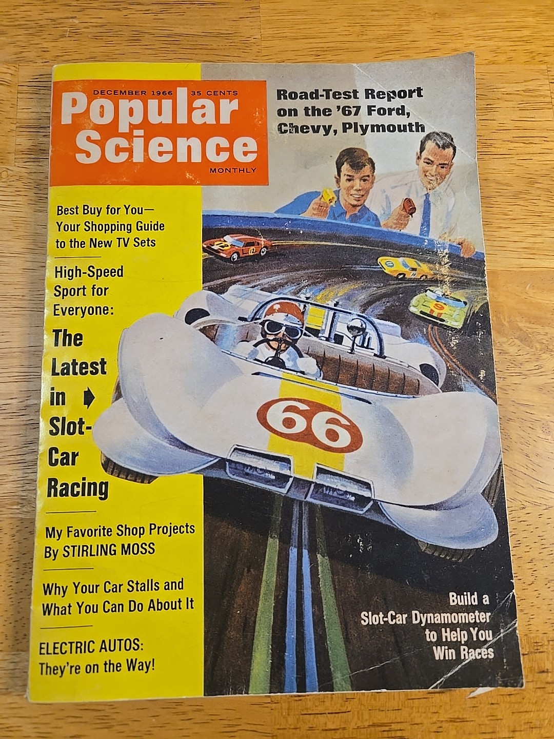 Popular Science Magazine Slot Car Issue (December 1966)