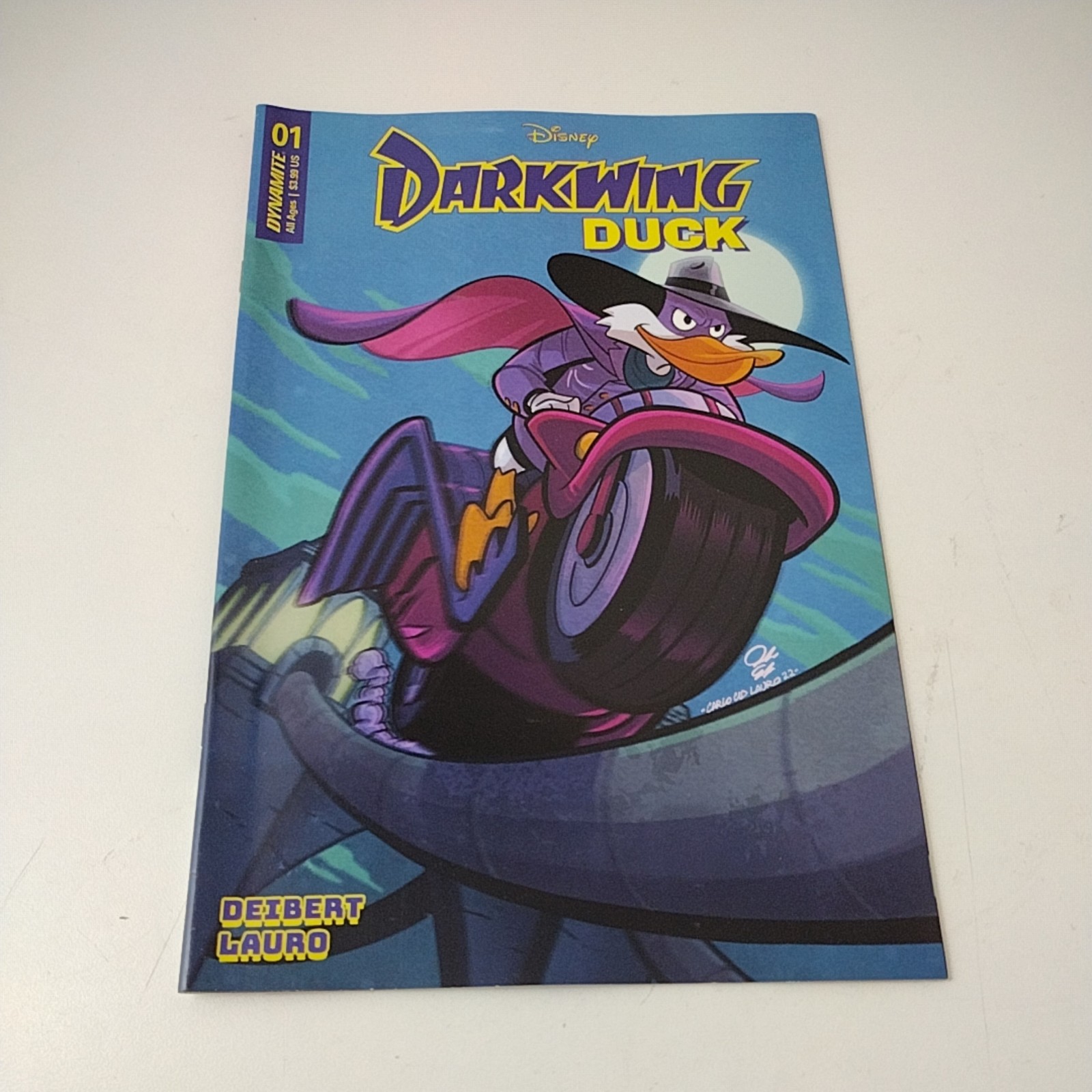 Darkwing Duck #1 Dynamite Disney Comic 2023 Amanda Deibert Carlo Lauro Variant