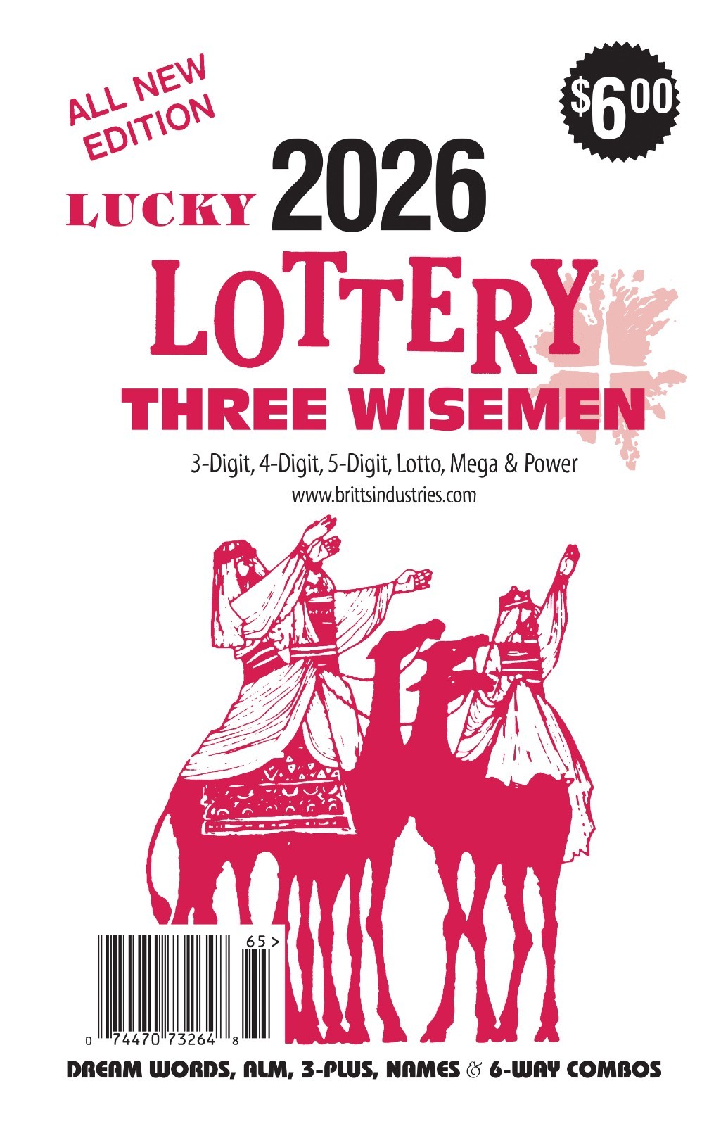 2026 Lucky Lottery Almanac – Dream Book – Lottery Book