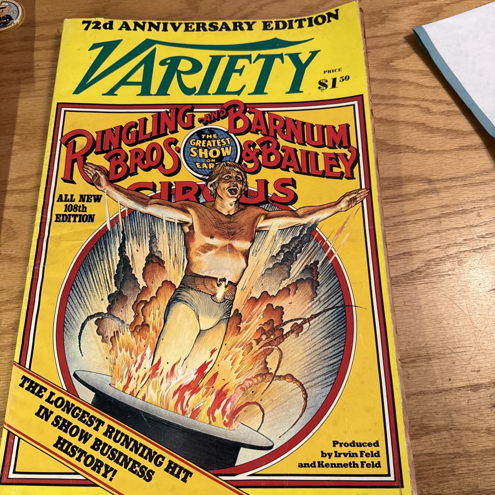 Variety 72nd Anniversary Edition Magazine 1/4/1978 188 Pages