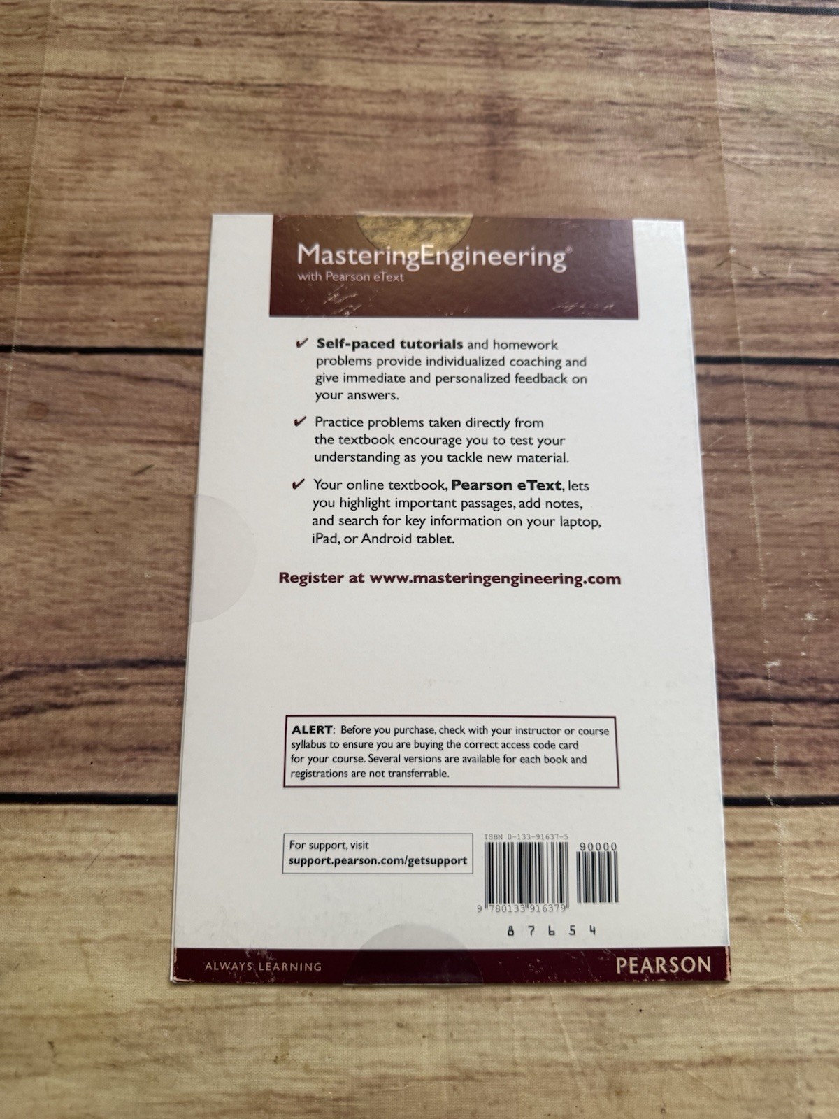 Mastering Engineering with Pearson EText Access Card Electrical Engine Unused