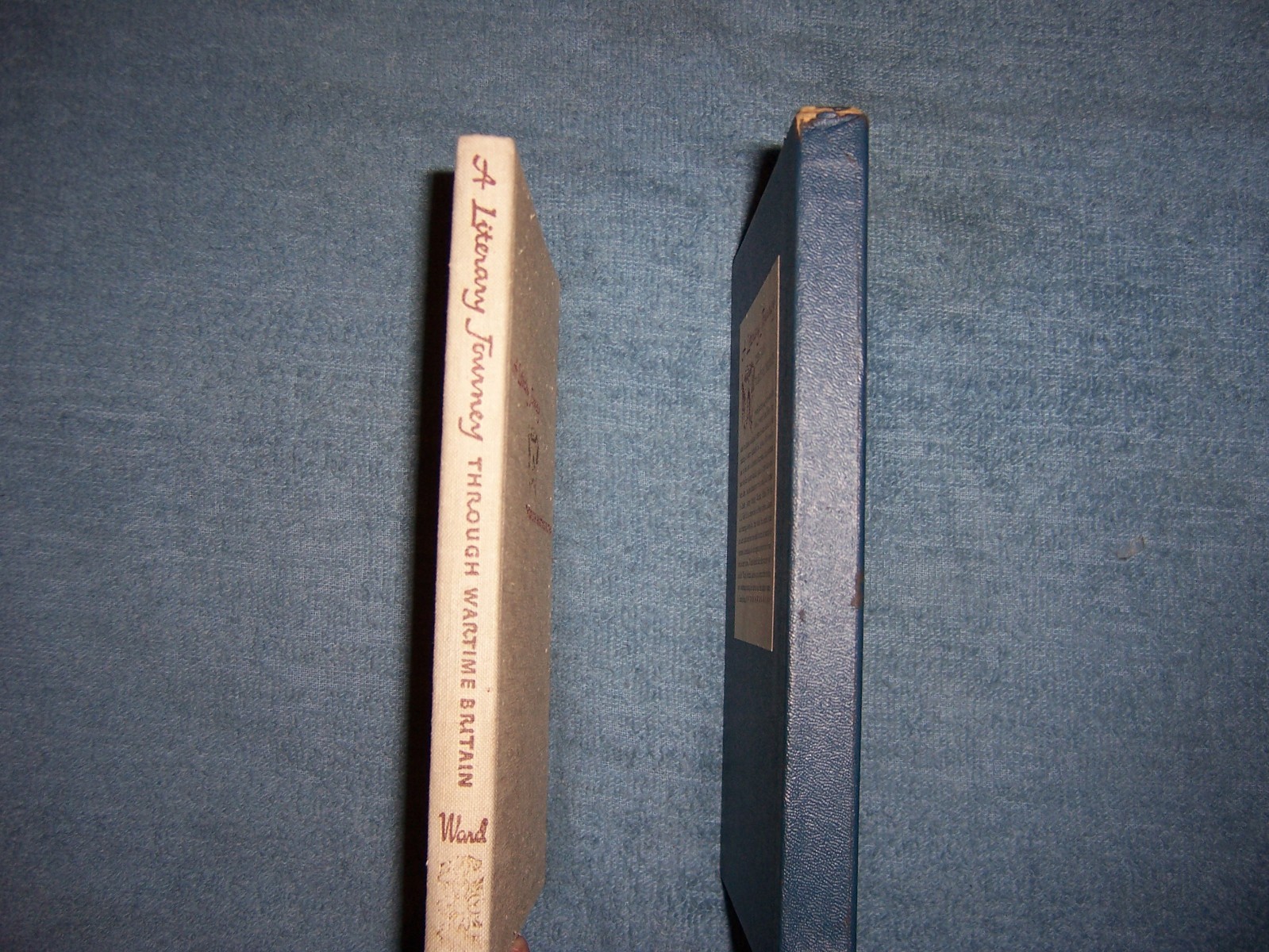 A LITERARY JOURNEY THROUGH WARTIME BRITAIN/1st Ed/HC/War/Military/WWII 1939-45