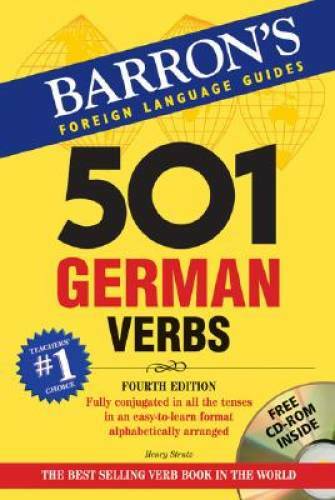 501 German Verbs with CD-ROM (501 Verb Series) – Paperback – GOOD