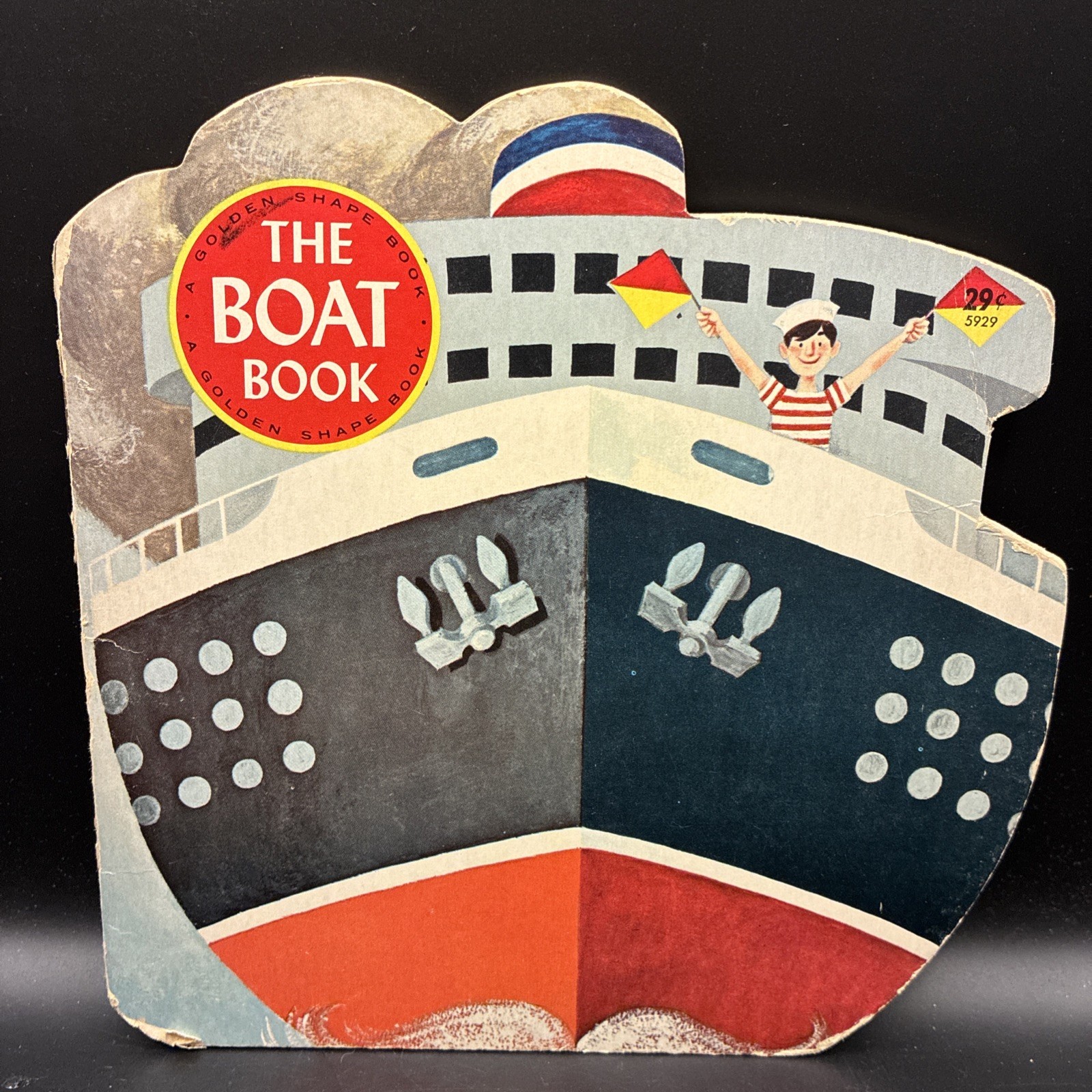 The Boat Book A Golden Shape Book Joe Kaufman, 1965 Golden Press Illustrated PB