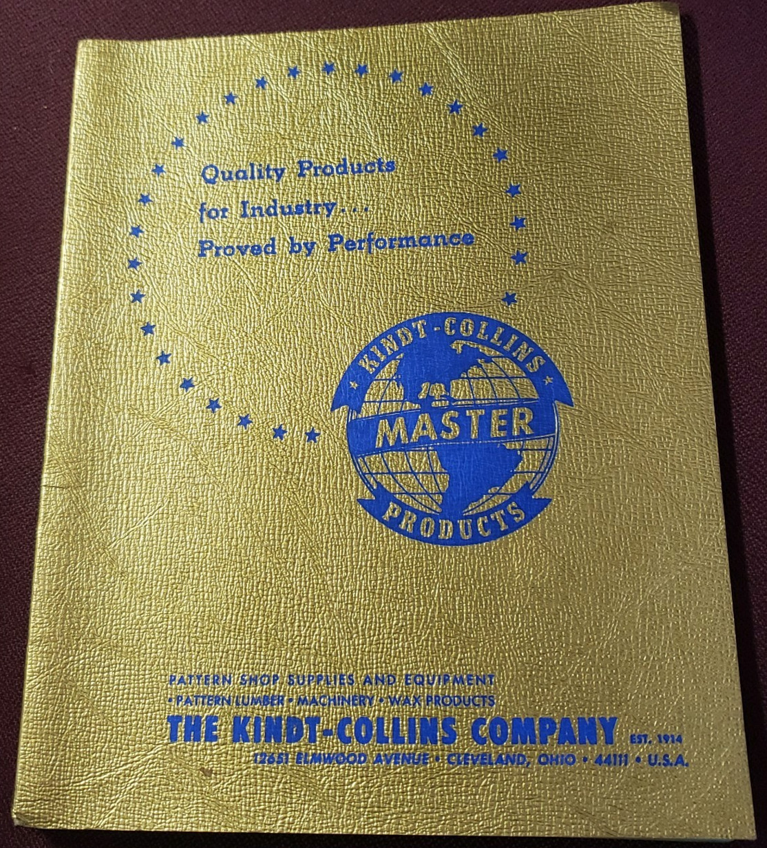The Kindt Collins Co Catalog Pattern Shop Supplies Equipment Vintage 1960s?