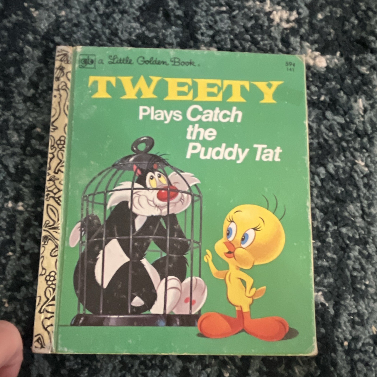 Golden Press Little Golden Books Tweety Plays Catch the Puddy Tat HC Illus 1977