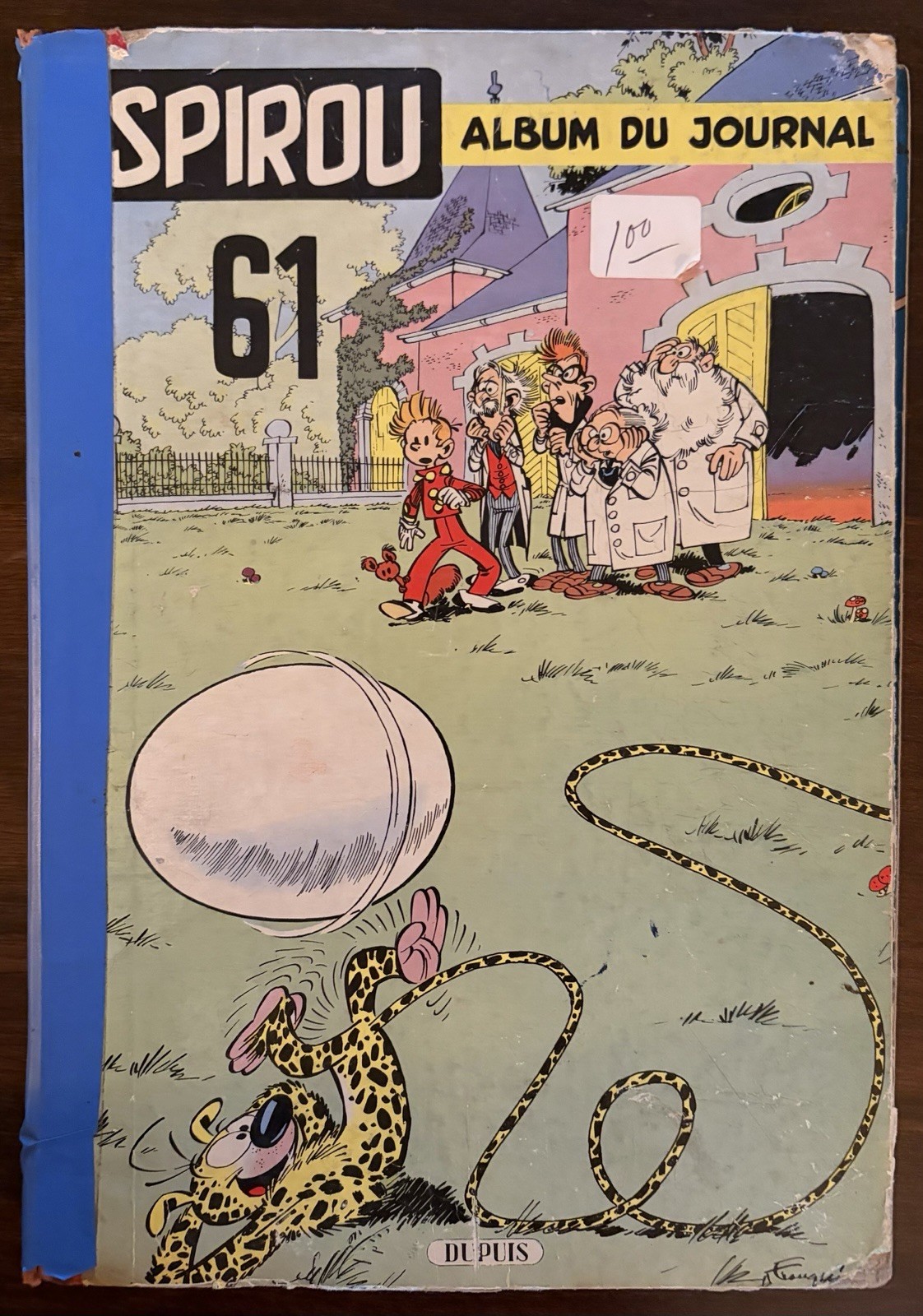 Spirou Album Du Journal 61 By Robert Velter, Dupuis, Vintage 1957 Hardcover