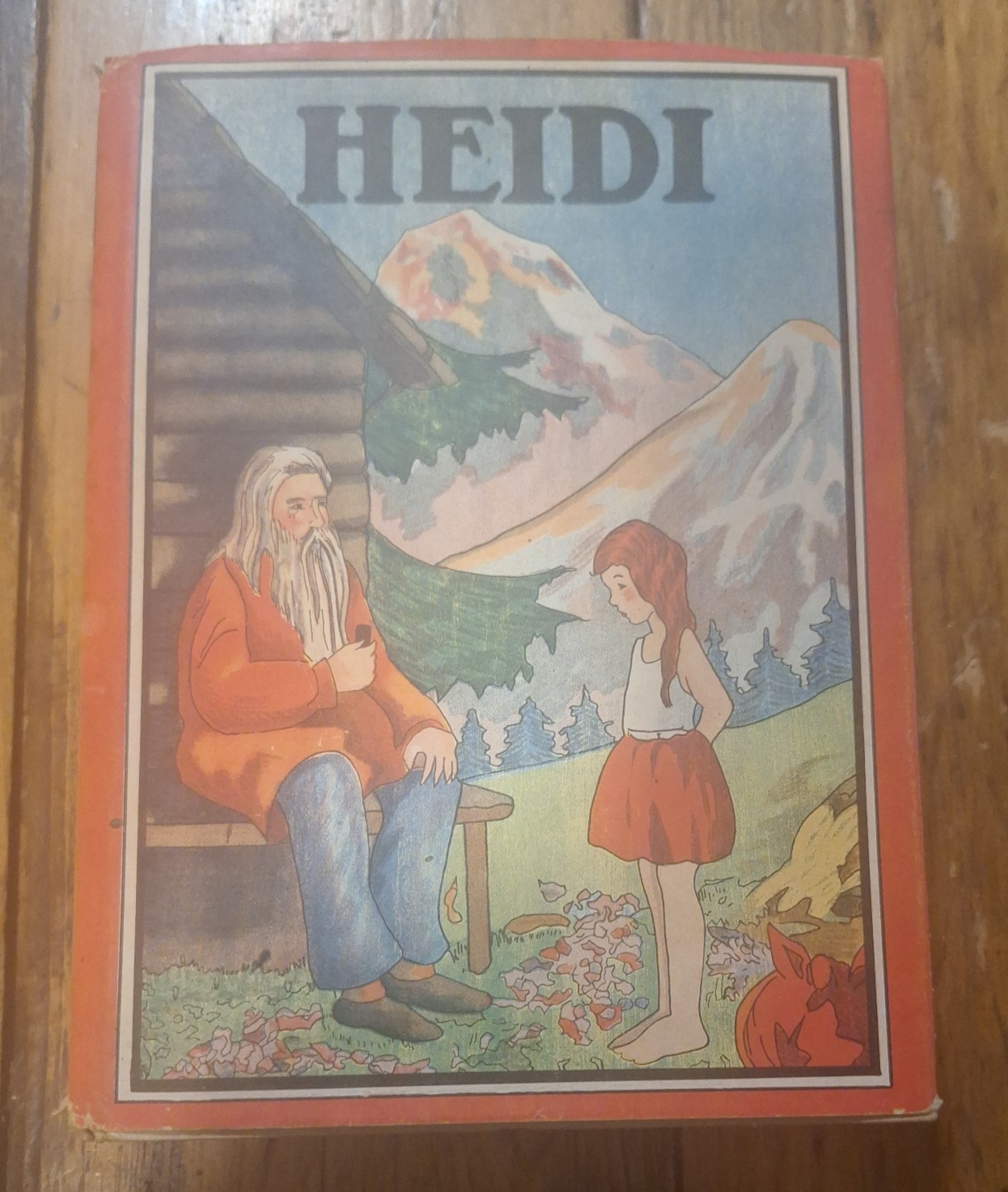 1944 Book Heidi By Johanna Spyri Hardcover w/ Dust Jacket