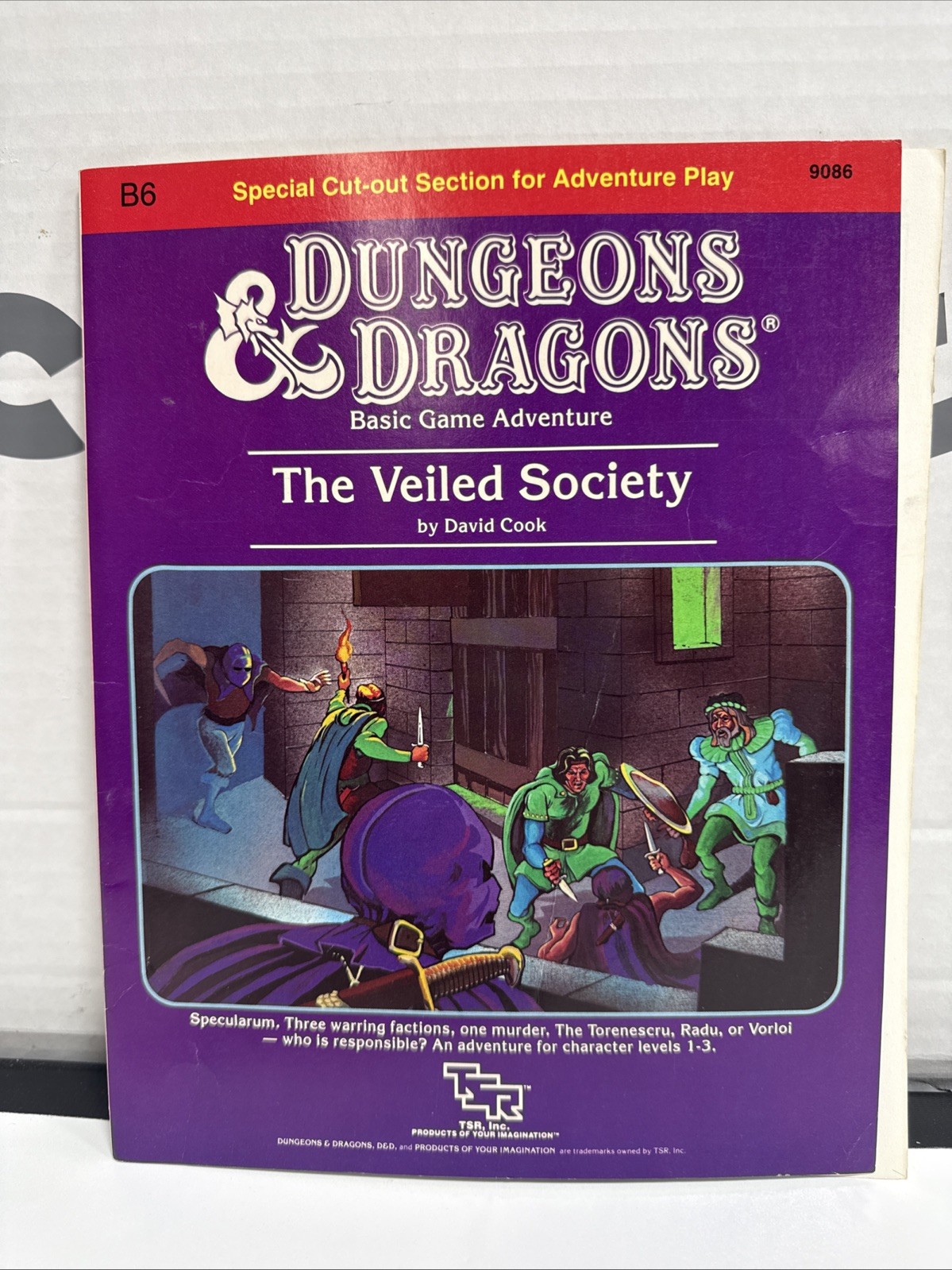 The Veiled Society (Dungeons & Dragons Module B6) David Cook Uncut