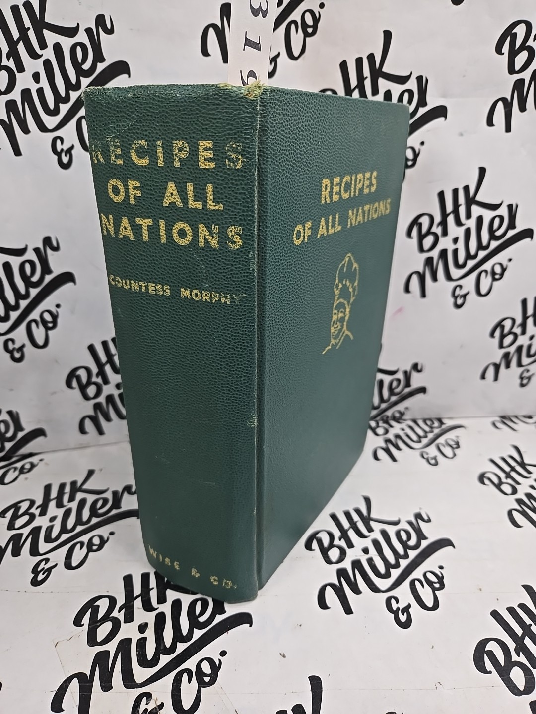 Recipes of All Nations Countess Morphy 1935 Vintage Cookbook Thumb Index Wise