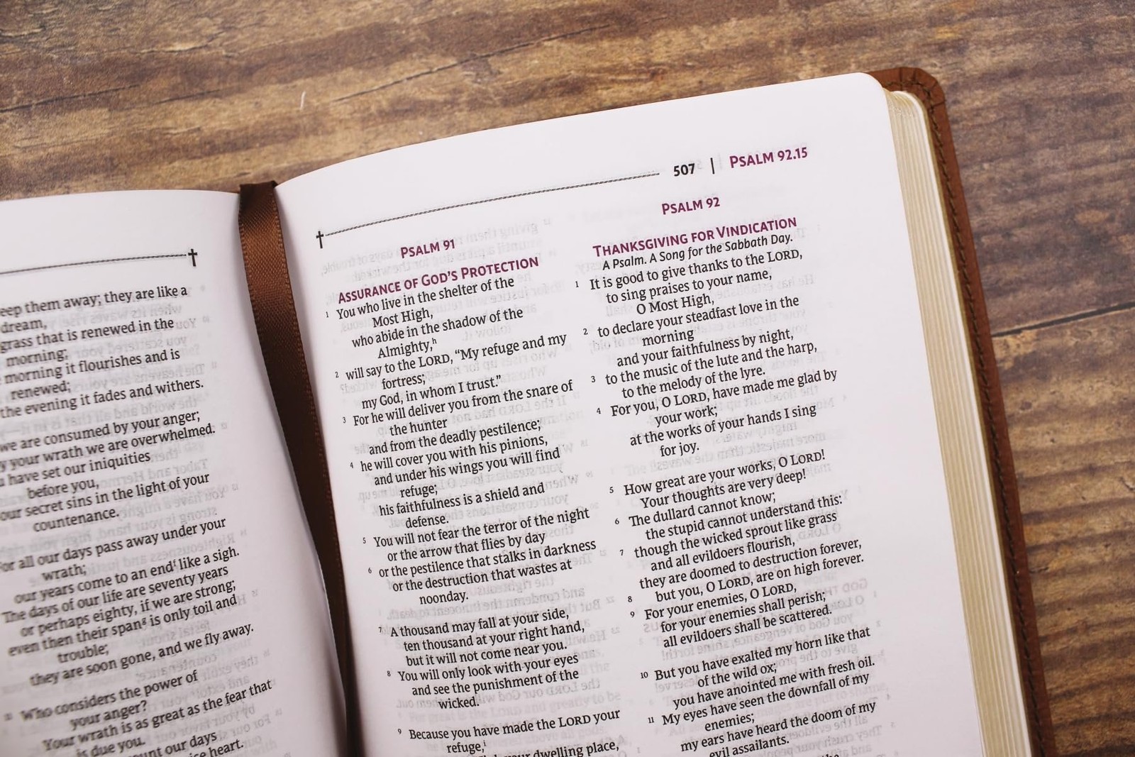NRSVue, Holy Bible, Compact, Leathersoft, Brown, Comfort Print