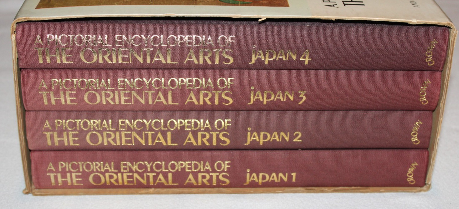 A Pictorial Encyclopedia of The Oriental Arts Japan 4-Vols. HB w/ slipcase 1969