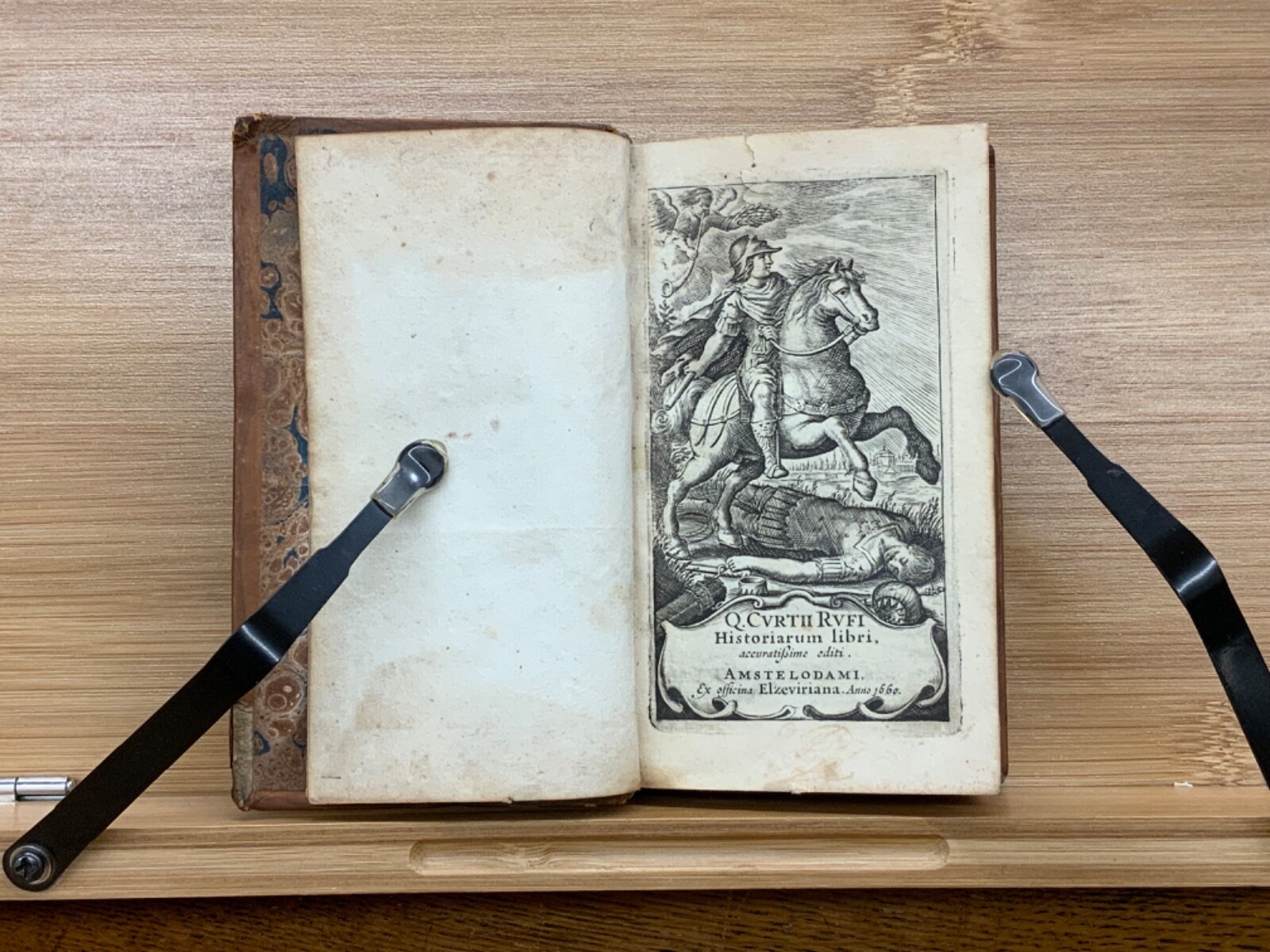 1660 Q. Curtii Rufi, Historiarum libri: Alexander Magnus. Elzevir Publishing