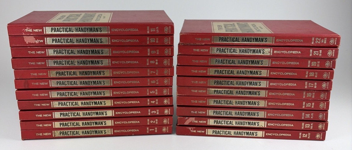 Vintage The New Practical Handyman’s Encyclopedia Vol 1-22 1975-1980