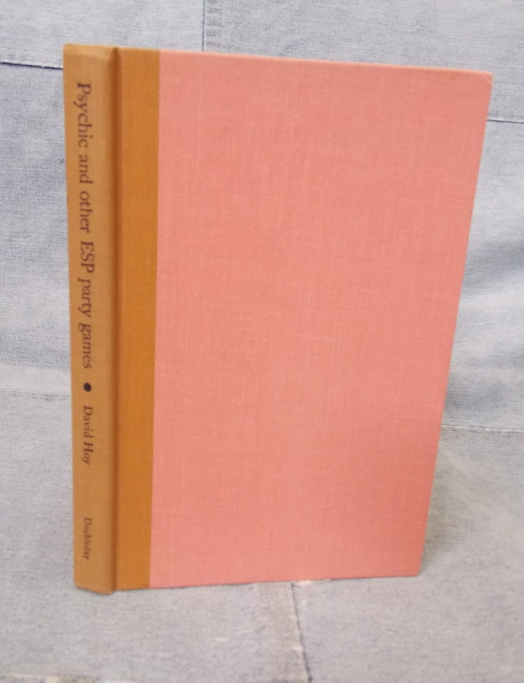 Psychic And Other ESP Party Games SIGNED Hardback 1965 Doubleday David Hoy