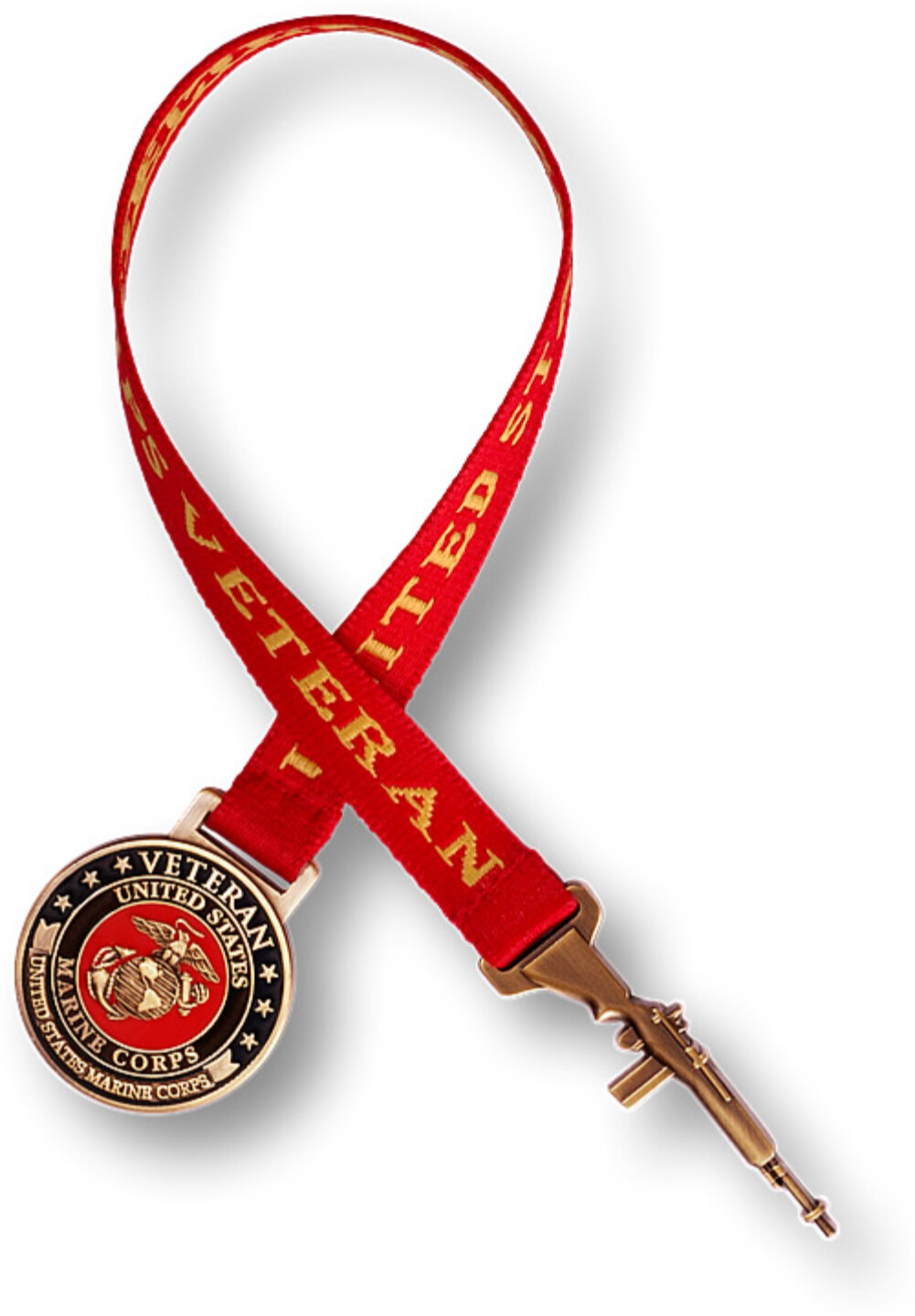 NEW U.S. Marine Corps Veteran Bookmark with 10 Inch Ribbon