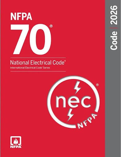 NFPA 70 National Electrical Code 2026 Edition Spiral Free Shipping USA STOCK