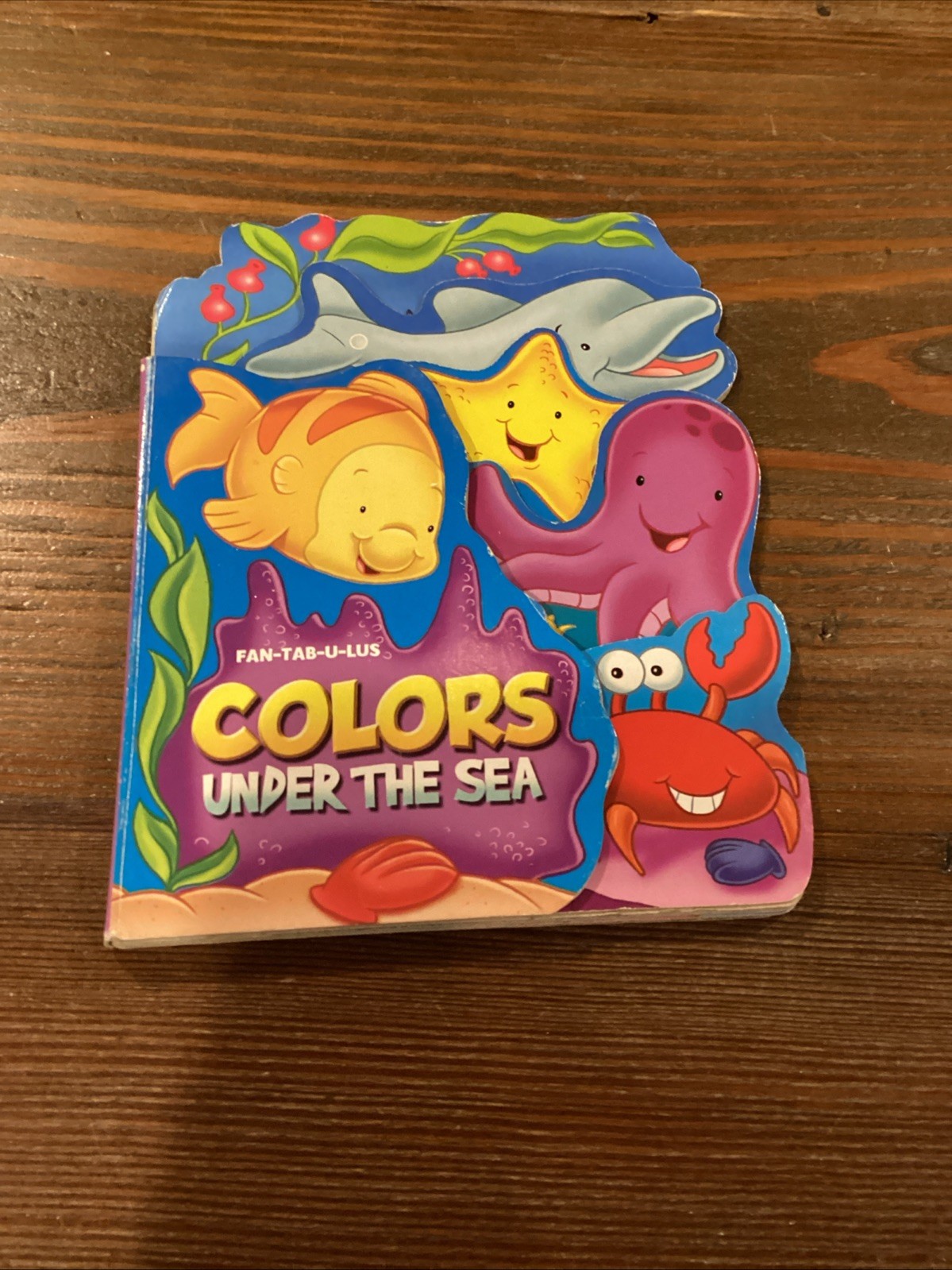 Vision St. Fan-Tab-U-Lus Board Book Colors Under the Sea Good
