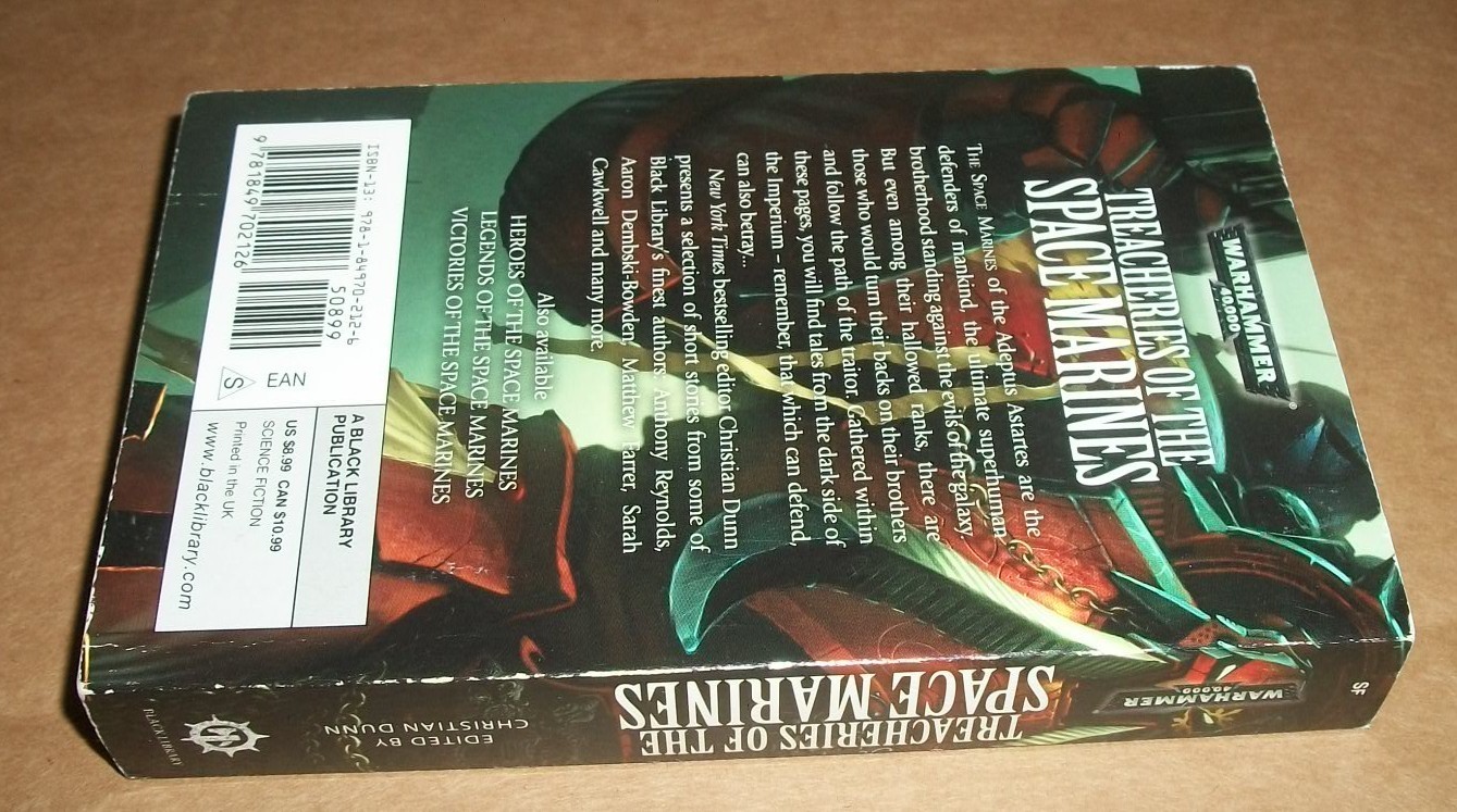 Treacheries of the Space Marines Warhammer 40000 $8.99 paperback 1st 2012 PB VG+
