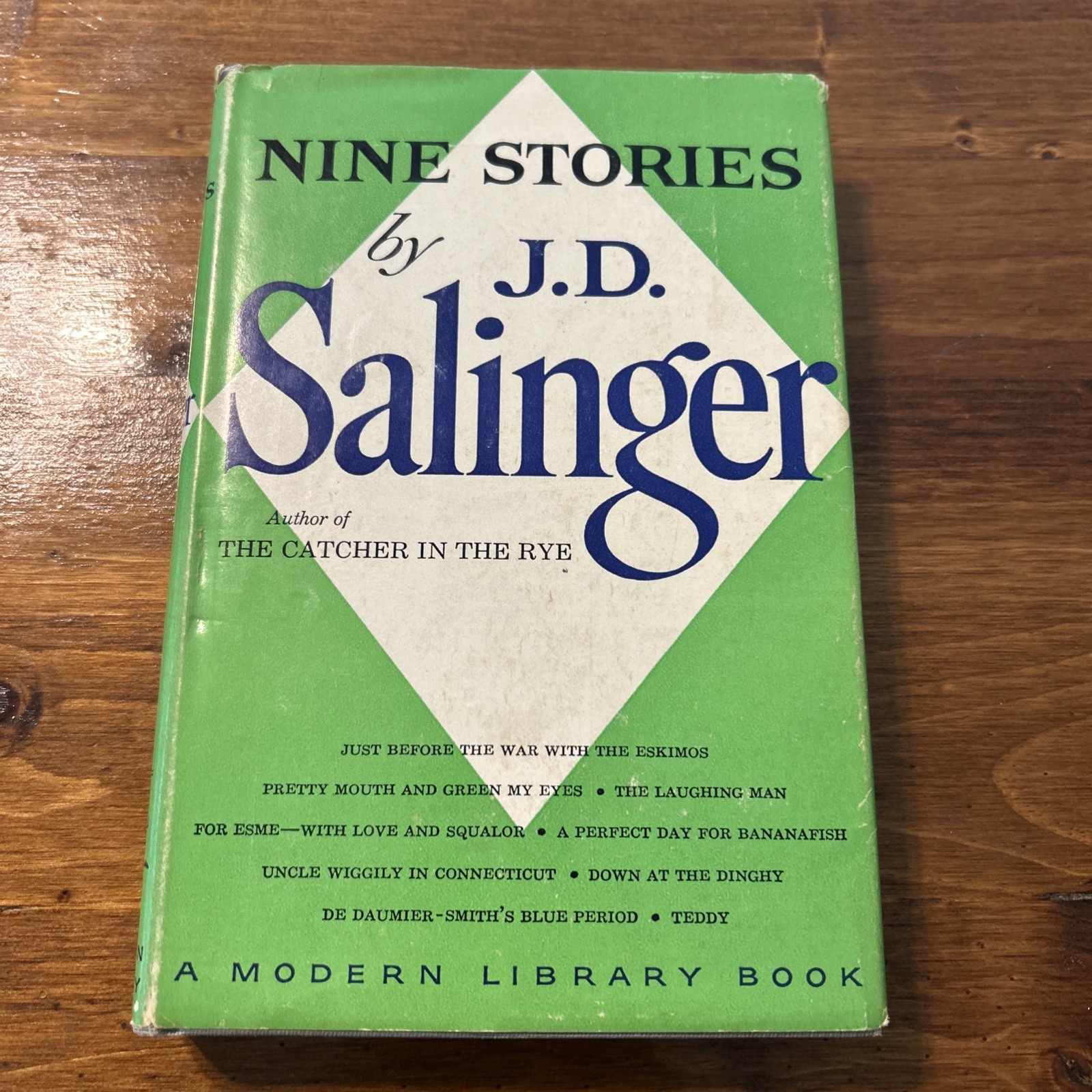 J. D. Salinger NINE STORIES Modern Library Modern Library Edition Hardcover/DJ