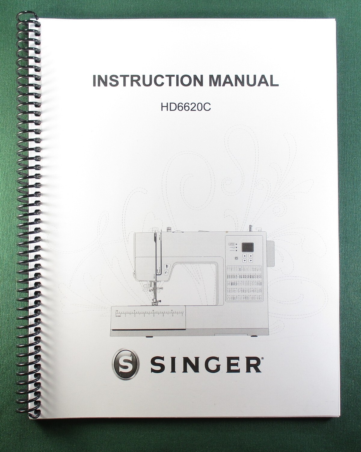 Singer HD6620C Instruction Manual: 36 Pages & Protective Covers!