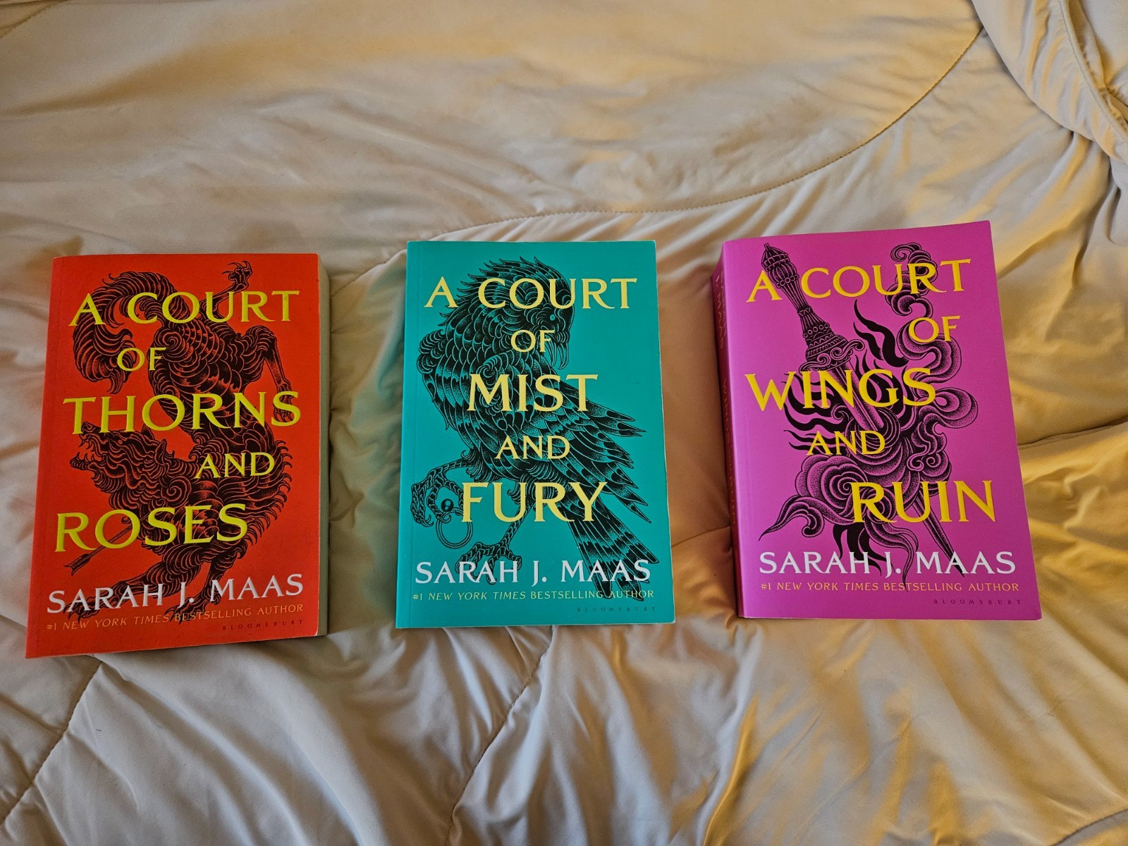 Sarah J. Maas 3 Books Collection Set A Court of Thorns and Roses Series [Good]