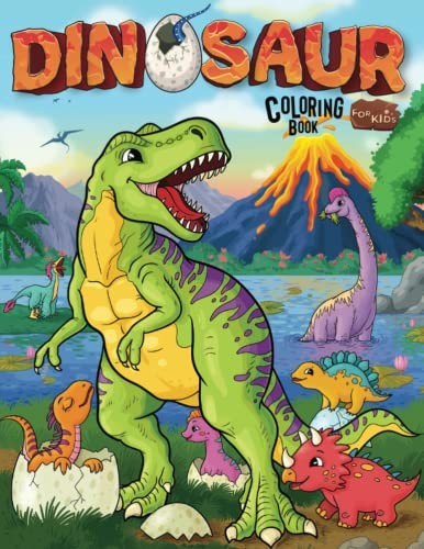 Dinosaur Coloring Book for Kids, Kidznest Press