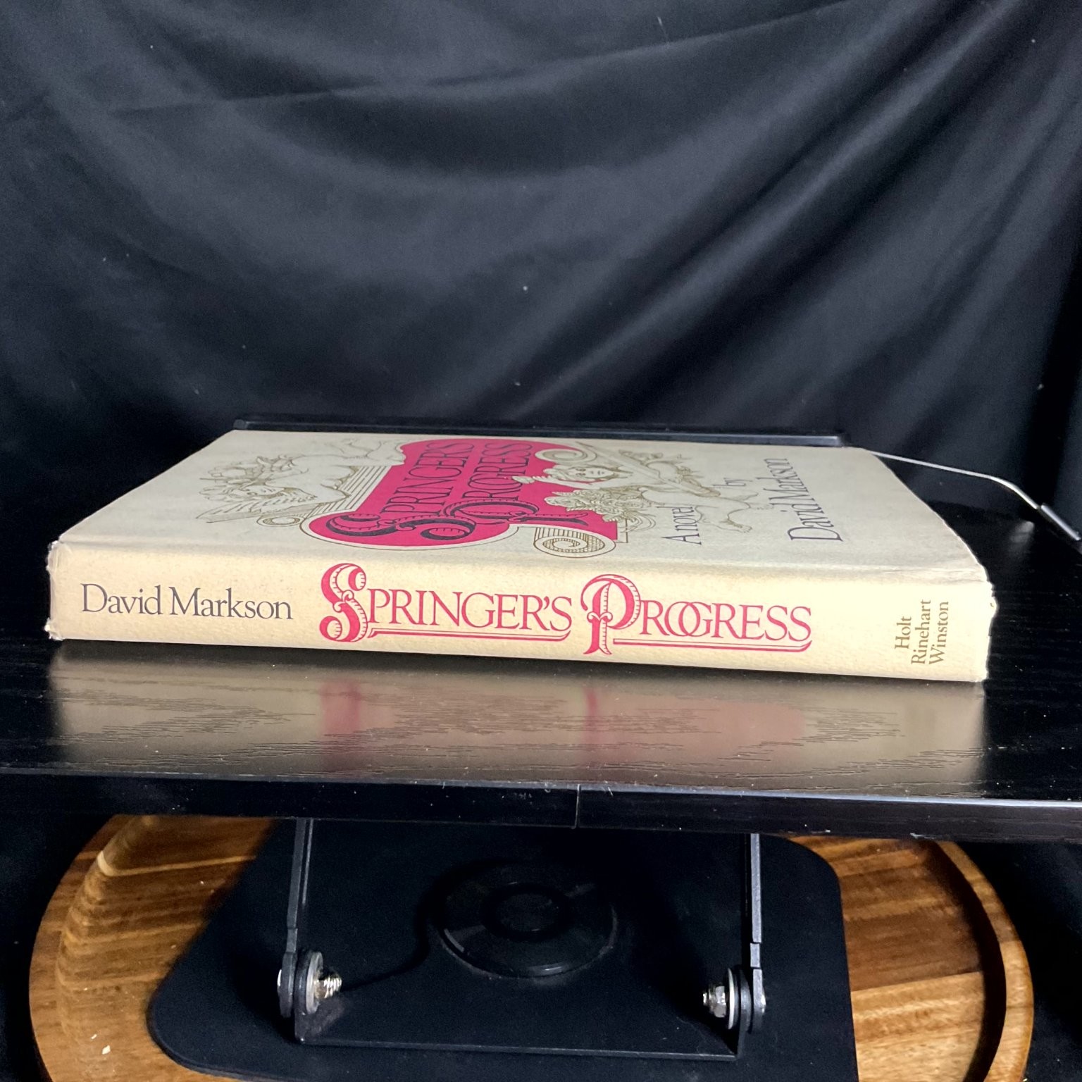Springer’s Progress David Markson First Edition 1977 Novel
