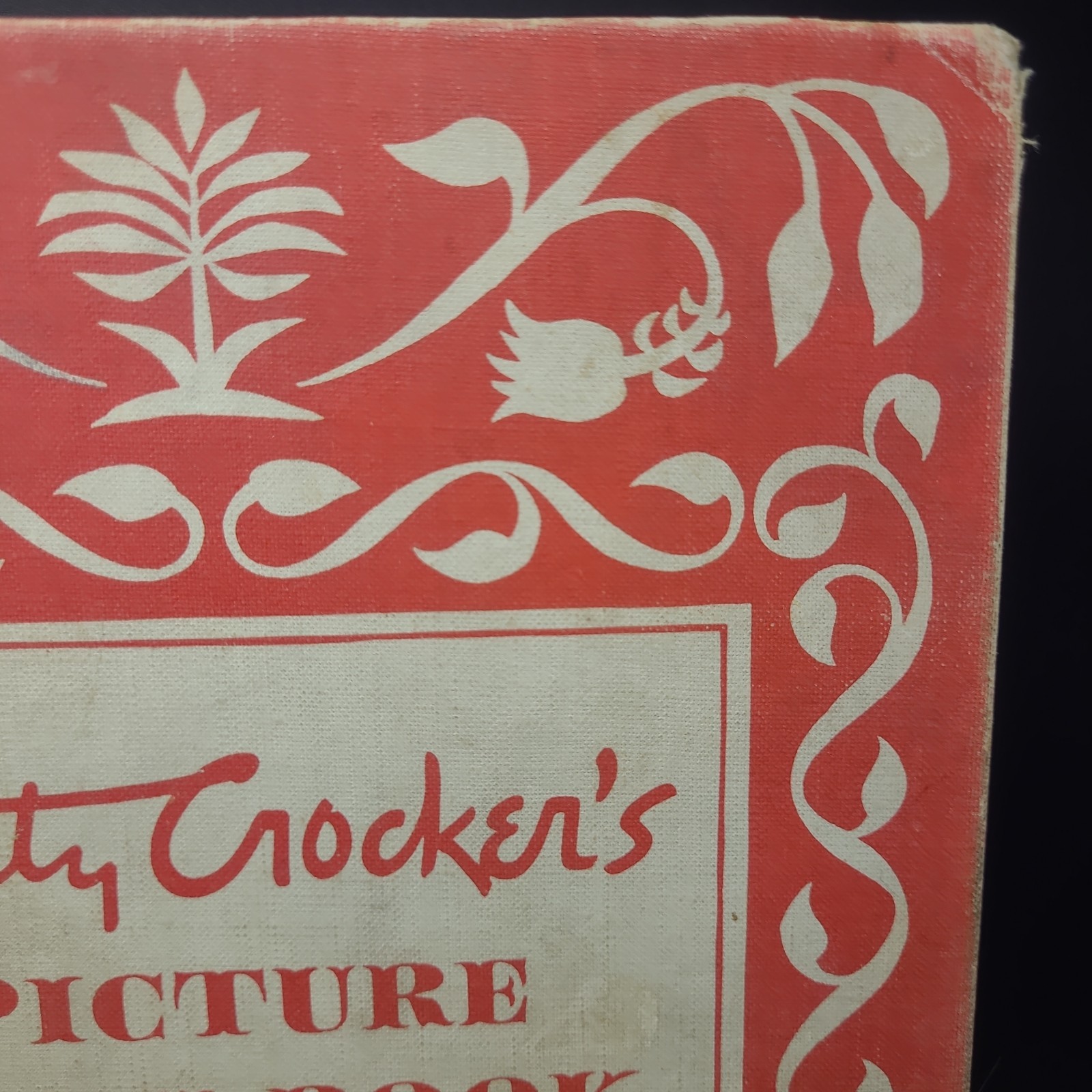 Betty Crocker’s Red Picture Cook Book Vintage 1950 1ST EDITION Hardcover