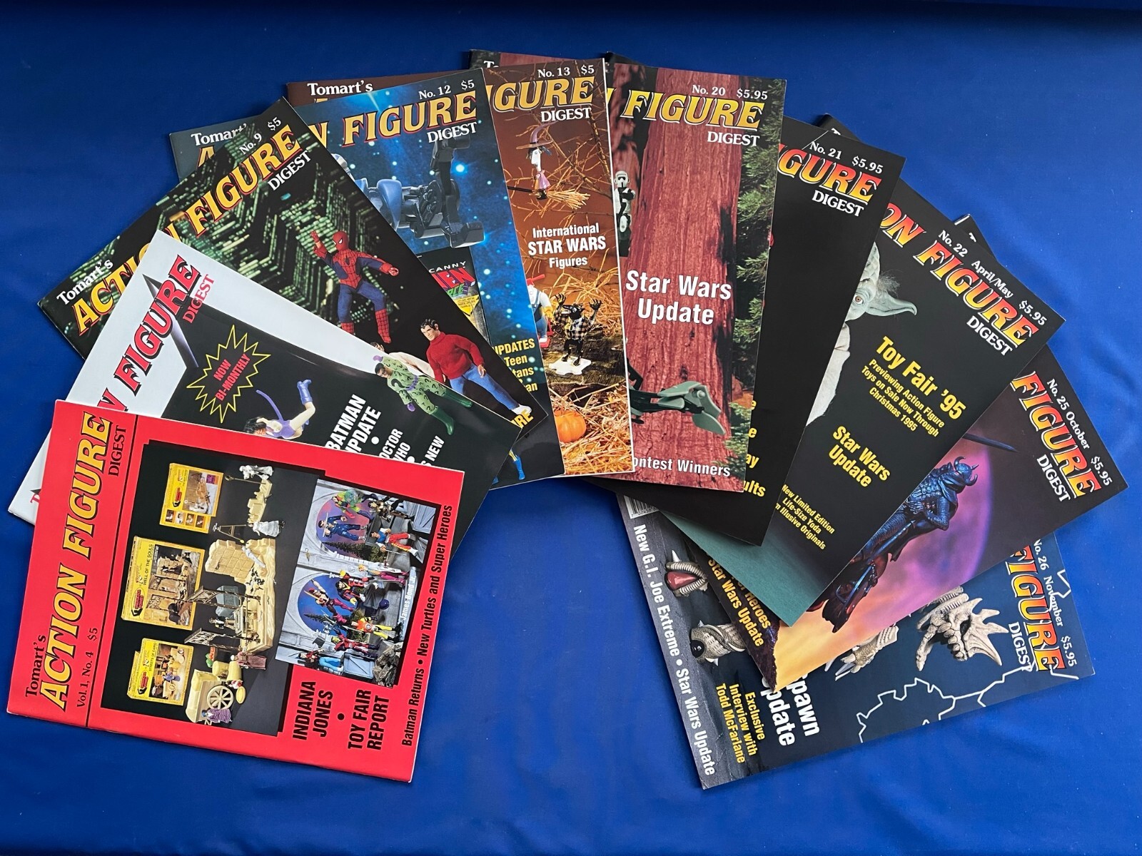 Tomart’s Action Figure Digest Magazine You Pick The Issue Combine Shipping Save